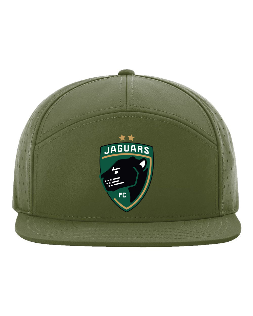 Jaguars Cannon Cap Flat Bill Hat With Printed Logo