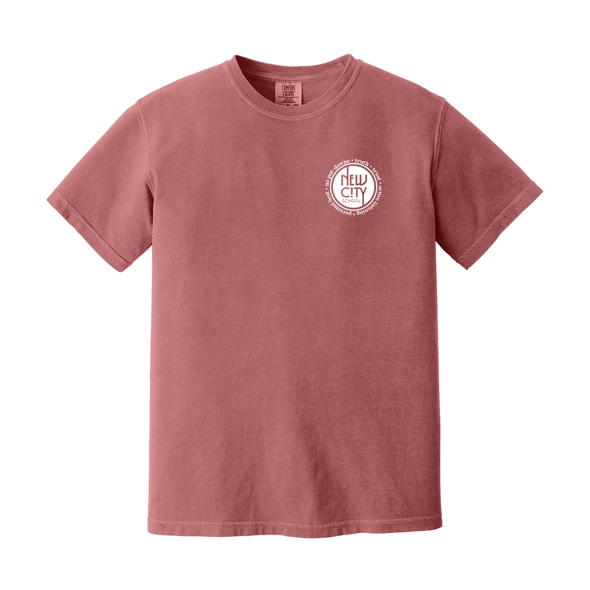 New City School - Rules Circle Unisex Comfort Colors Heavyweight Tee