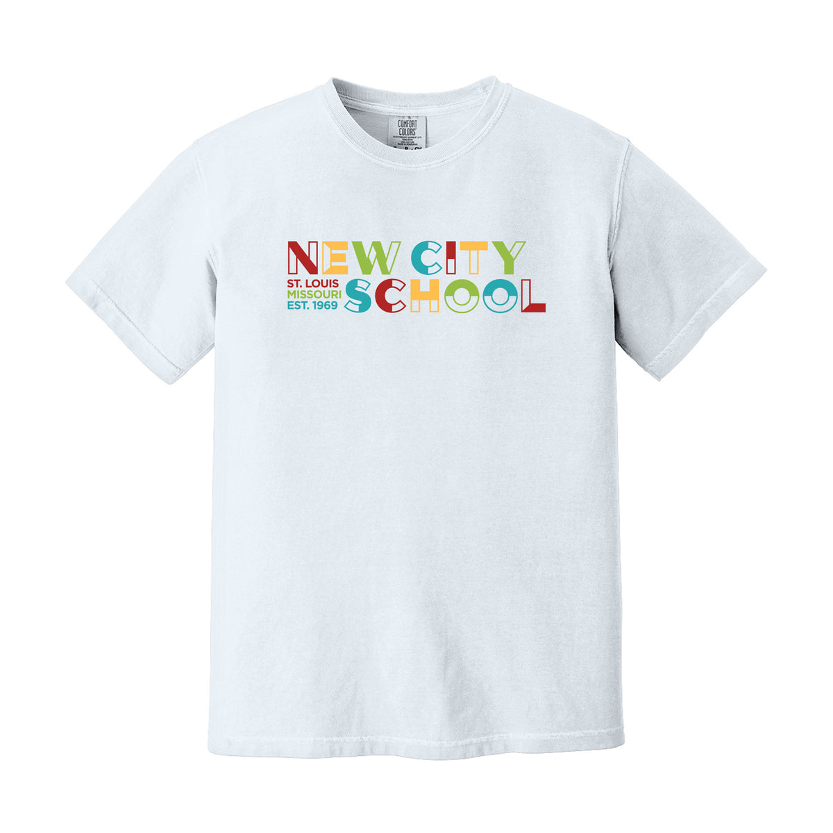New City School - Building Blocks Unisex Comfort Colors Heavyweight Tee