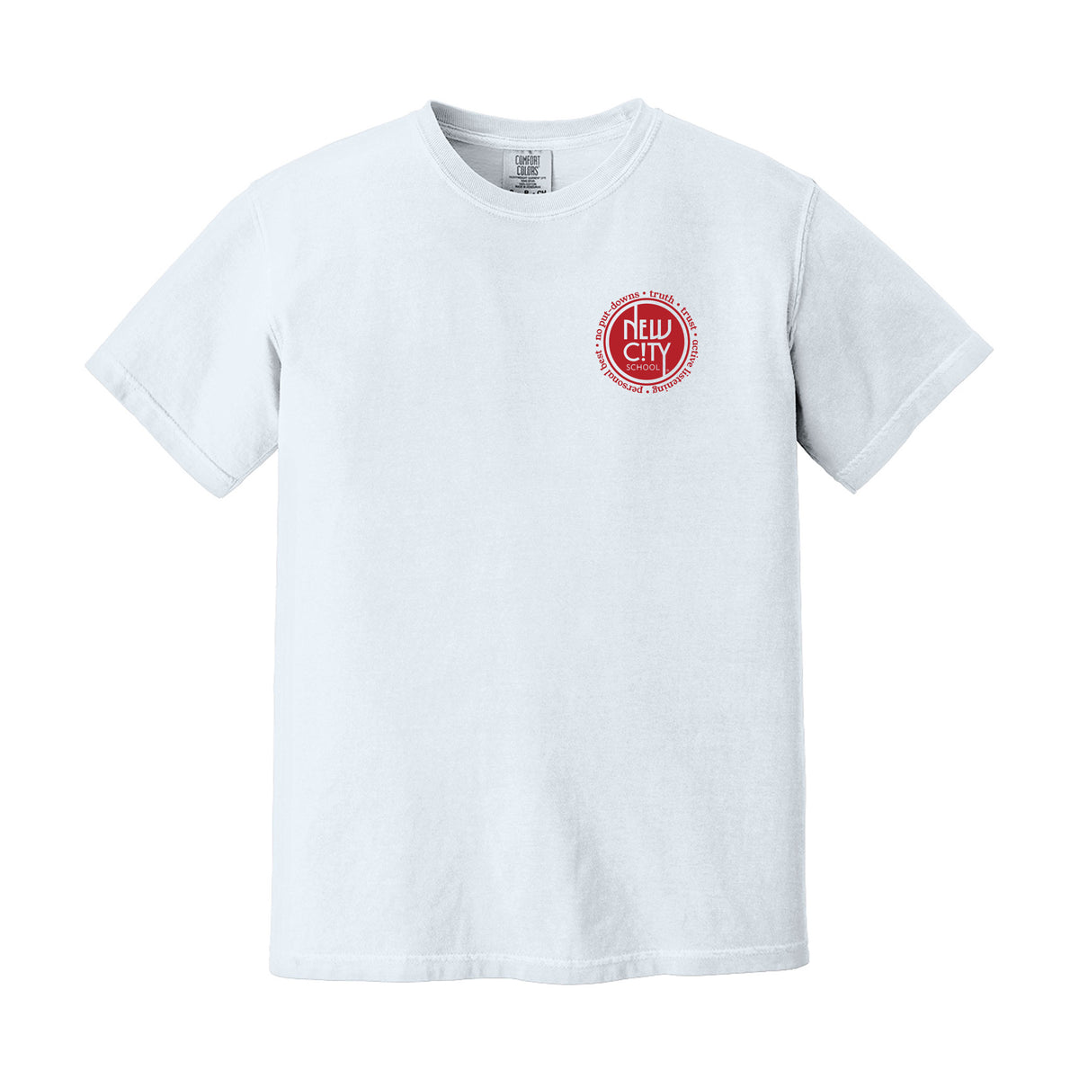New City School - Rules Circle Unisex Comfort Colors Heavyweight Tee