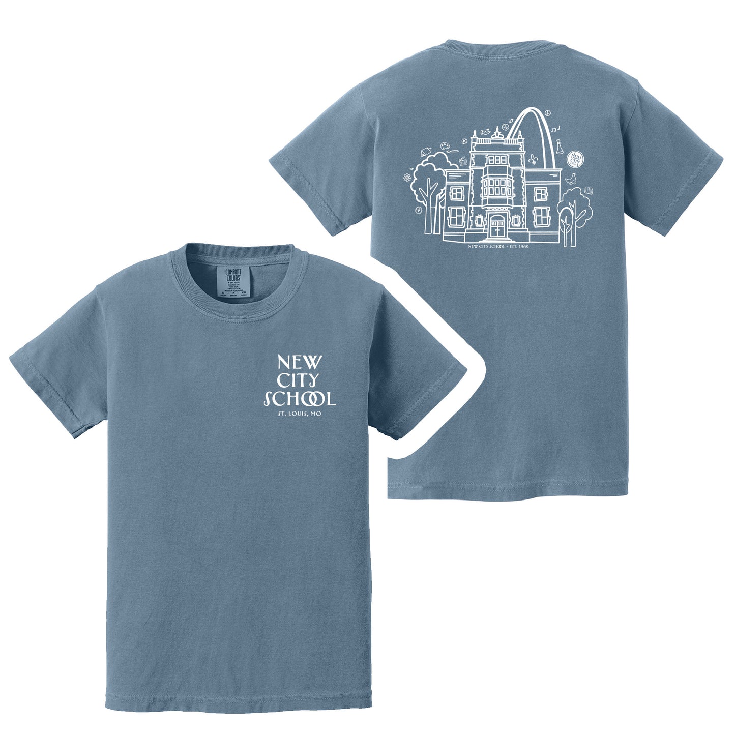 New City School - Joy of Learning Youth Comfort Colors Heavyweight Tee