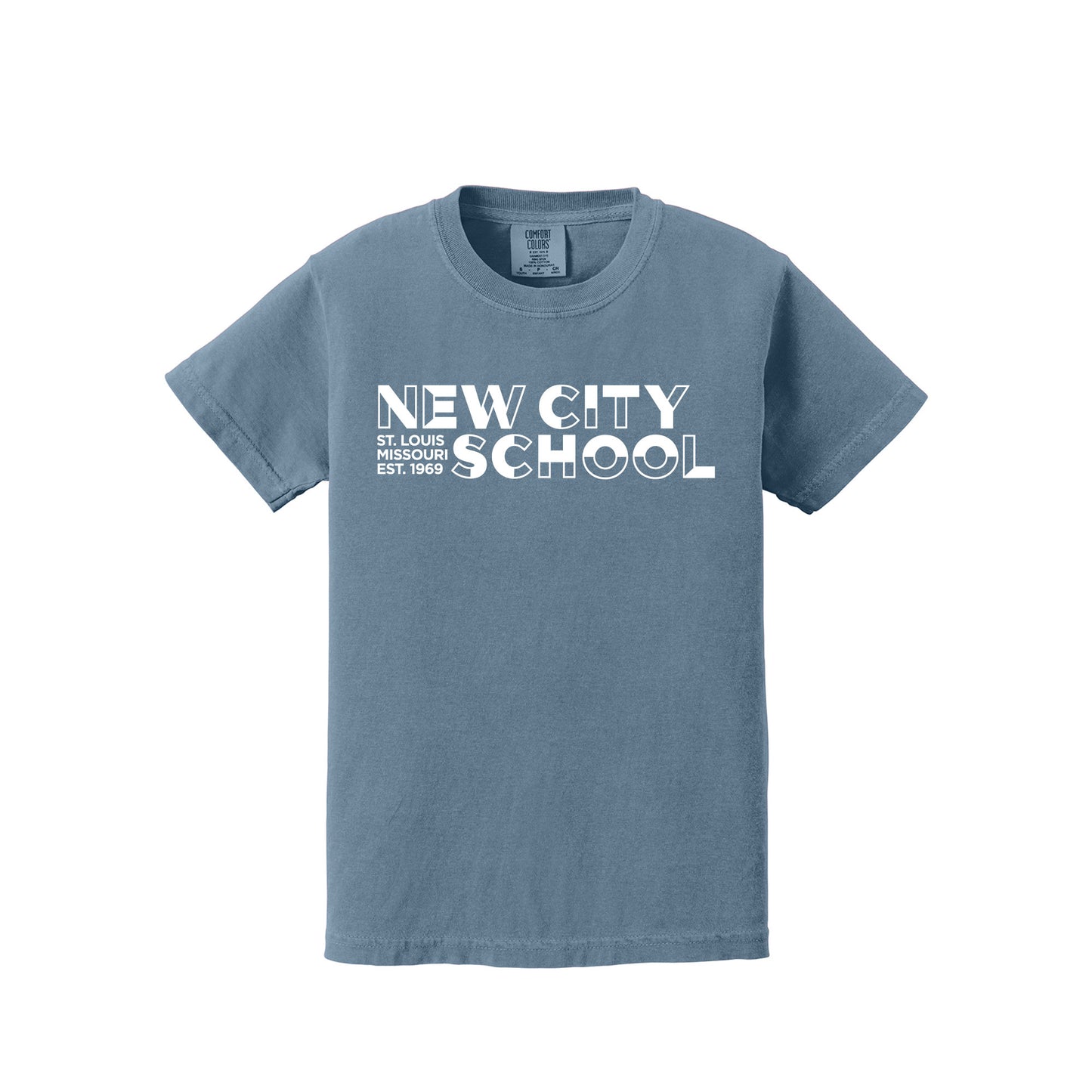 New City School - Building Blocks Youth Comfort Colors Heavyweight Tee