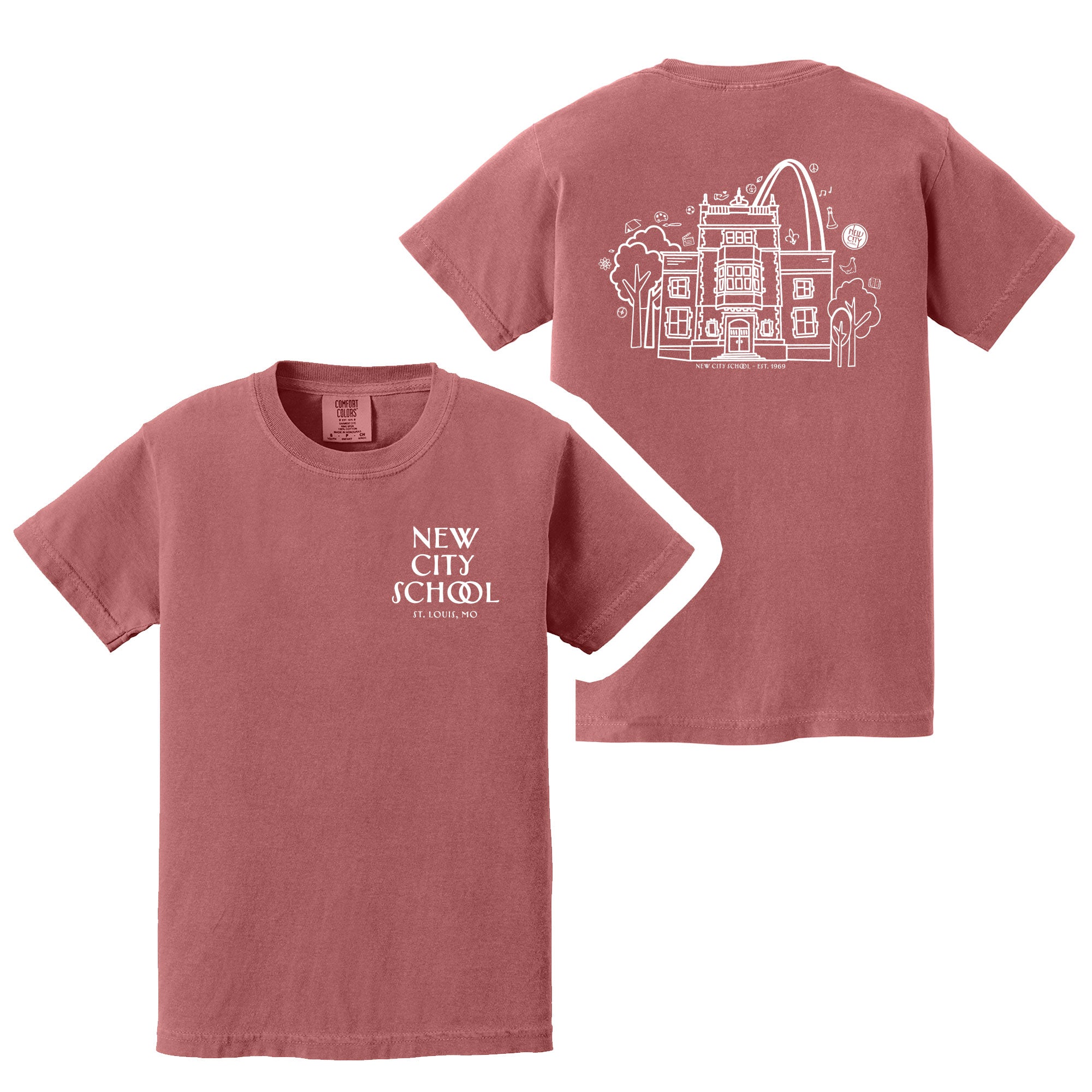 New City School - Joy of Learning Youth Comfort Colors Heavyweight Tee
