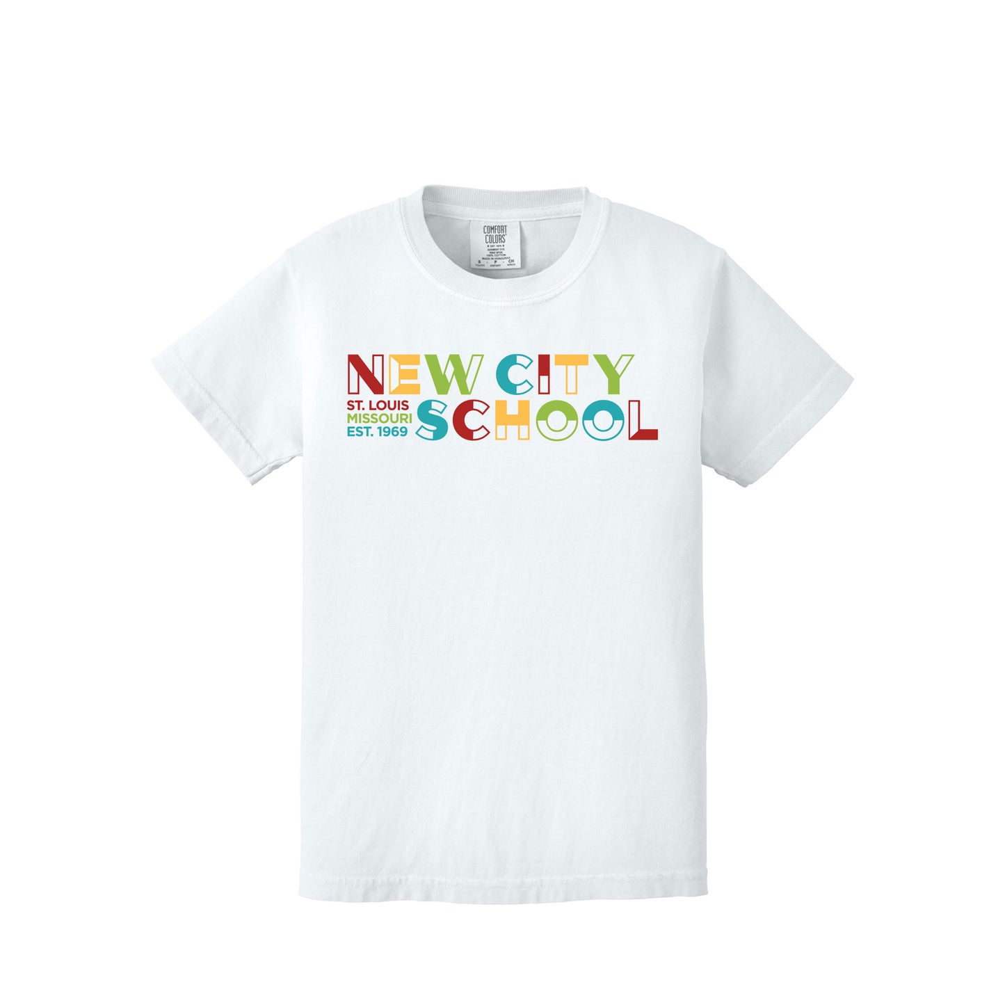 New City School - Building Blocks Youth Comfort Colors Heavyweight Tee