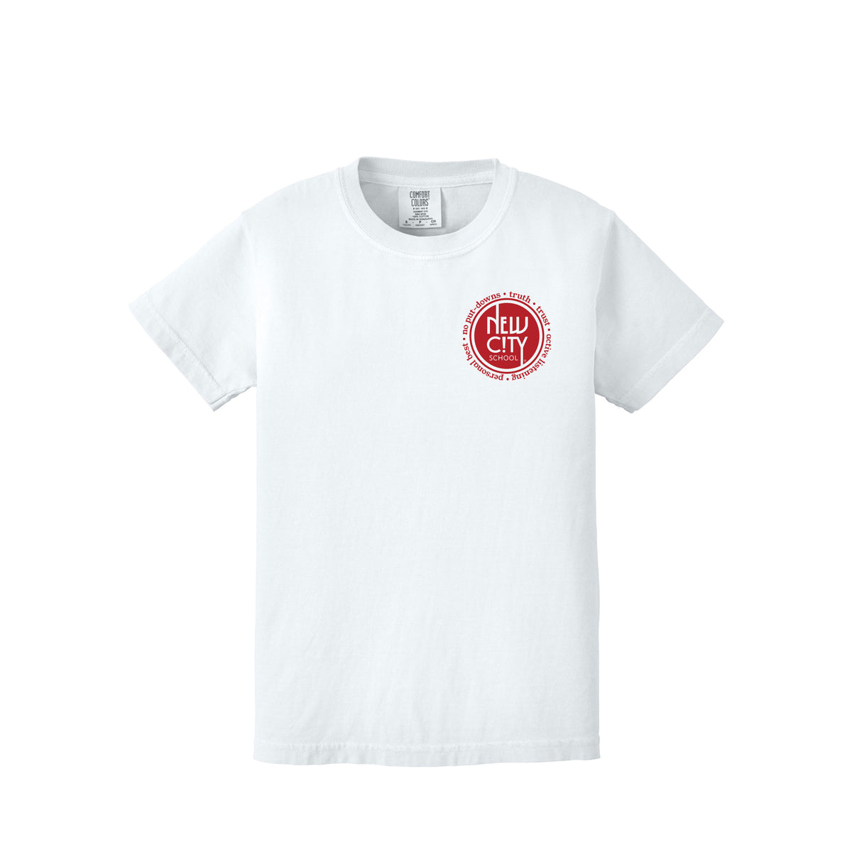 New City School - Rules Circle Youth Comfort Colors Heavyweight Tee