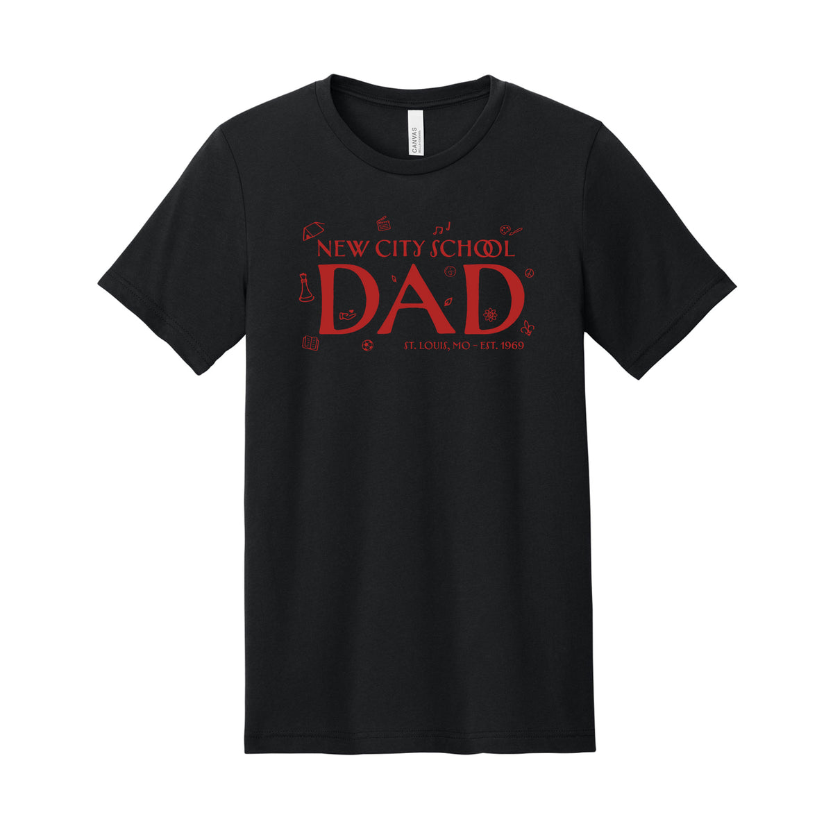 New City School - NCS Dad Unisex Bella+Canvas Blend Tee