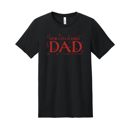 New City School - NCS Dad Unisex Bella+Canvas Blend Tee