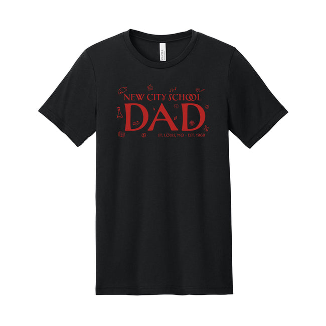 New City School - NCS Dad Unisex Bella+Canvas Blend Tee