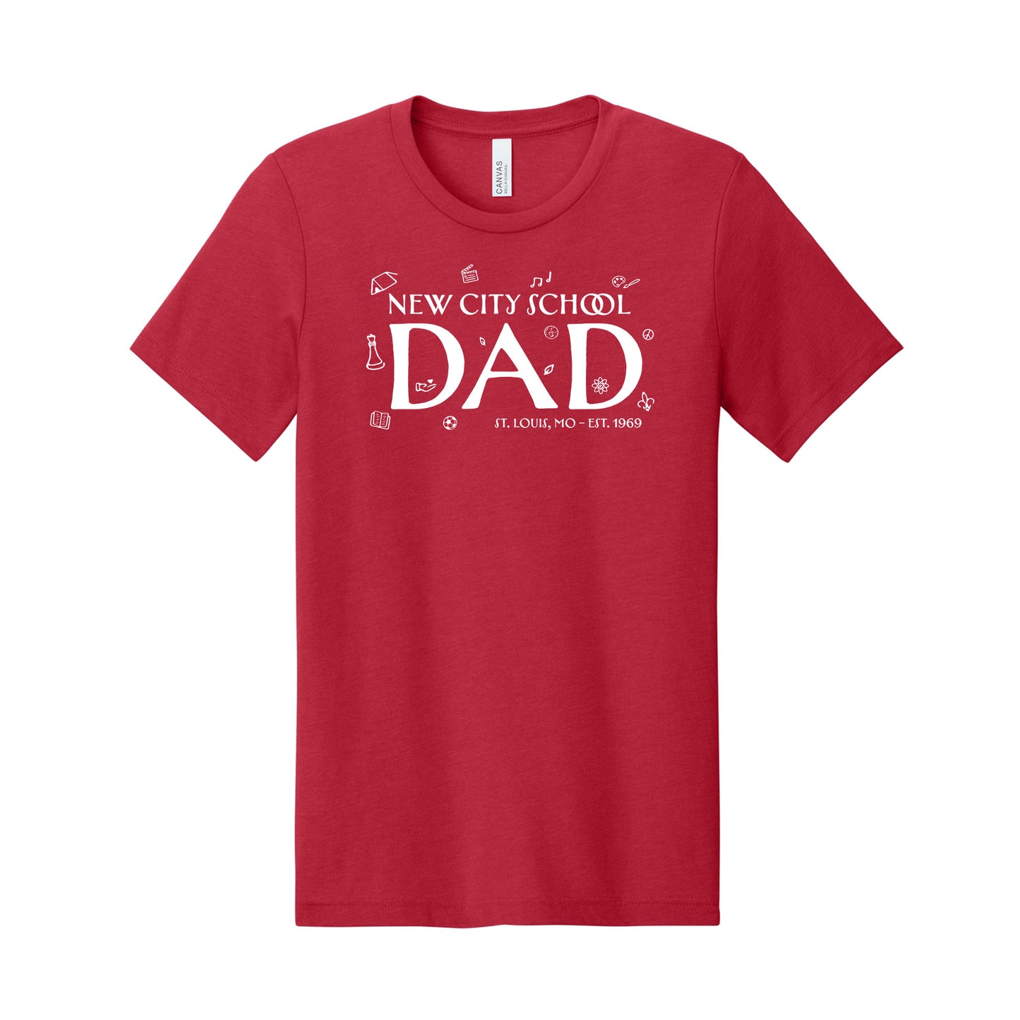 New City School - NCS Dad Unisex Bella+Canvas Blend Tee