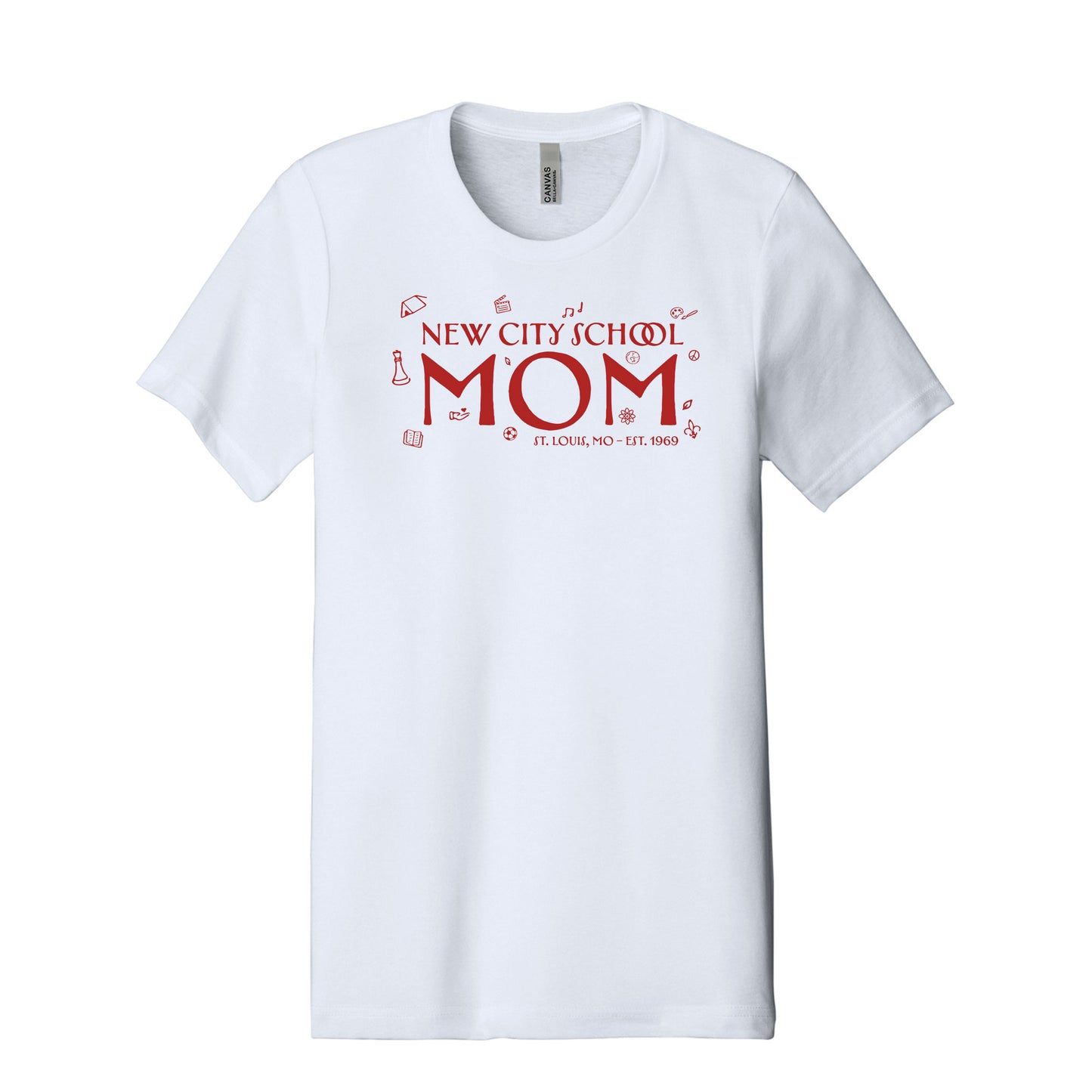 New City School - NCS Mom Unisex Bella+Canvas Blend Tee