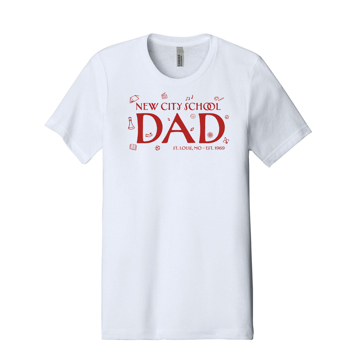 New City School - NCS Dad Unisex Bella+Canvas Blend Tee