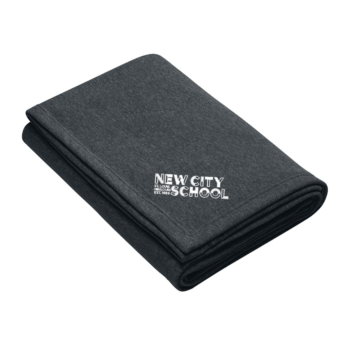 New City School - Building Blocks Port&Co Sweatshirt Blanket