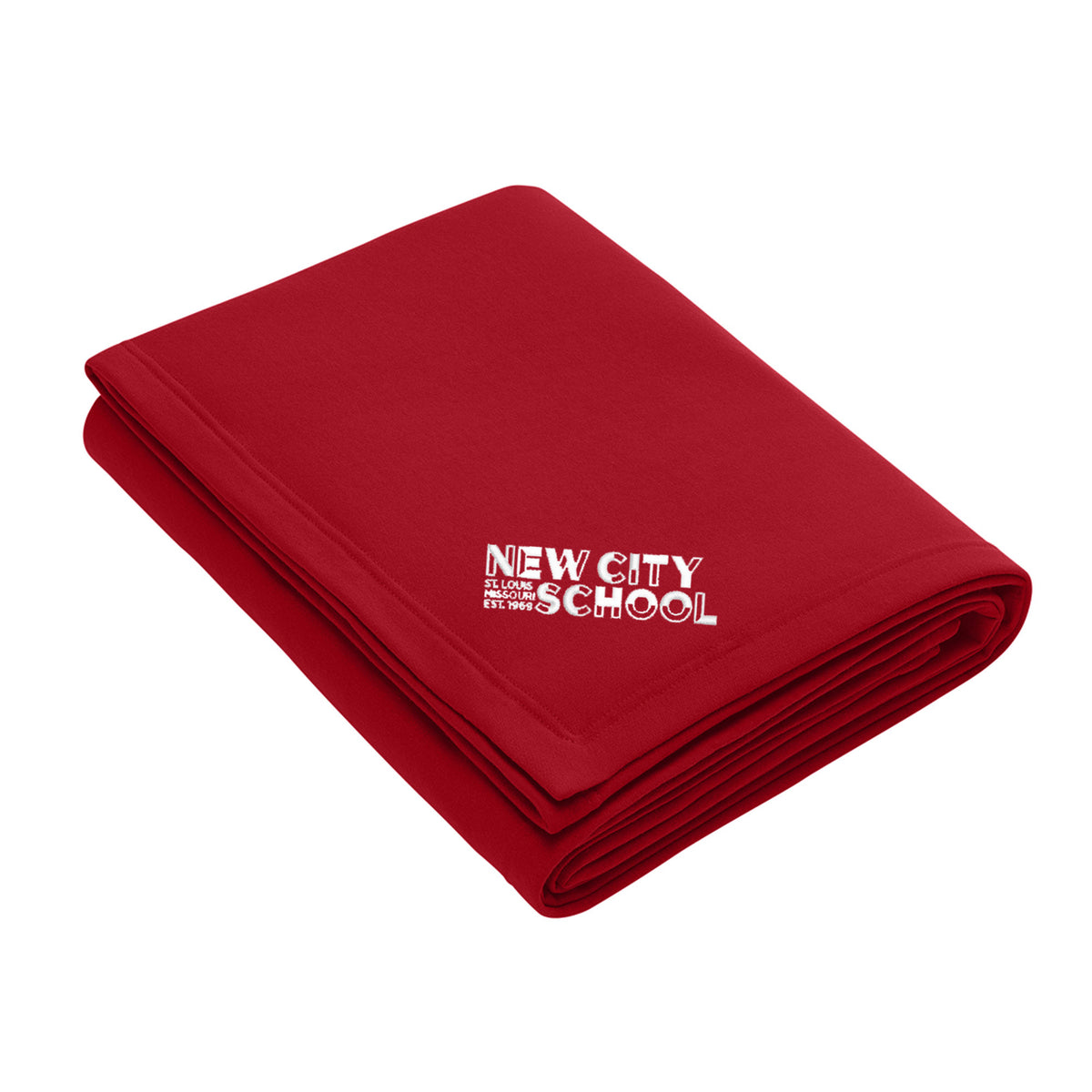 New City School - Building Blocks Port&Co Sweatshirt Blanket
