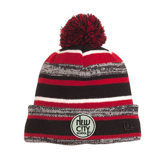 New City School - Circle New Era Pompom Beanie