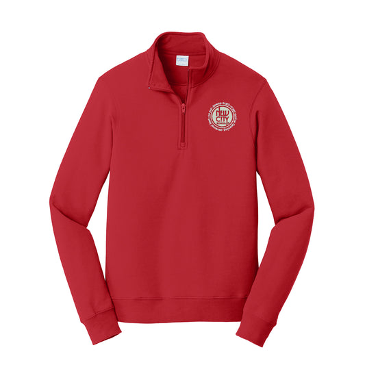 New City School - Rules Circle Unisex Port&Co 1/4 Zip Sweatshirt