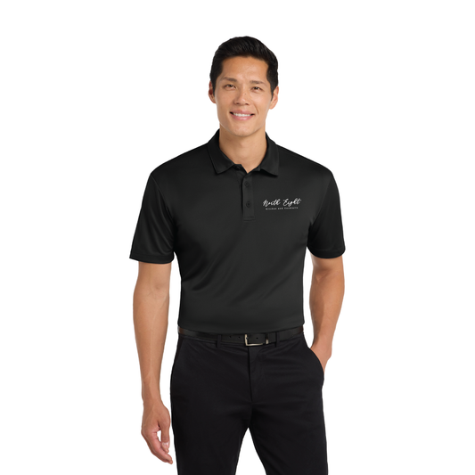 North Eight Left Chest Embroidered Logo Mens Polo Shirt