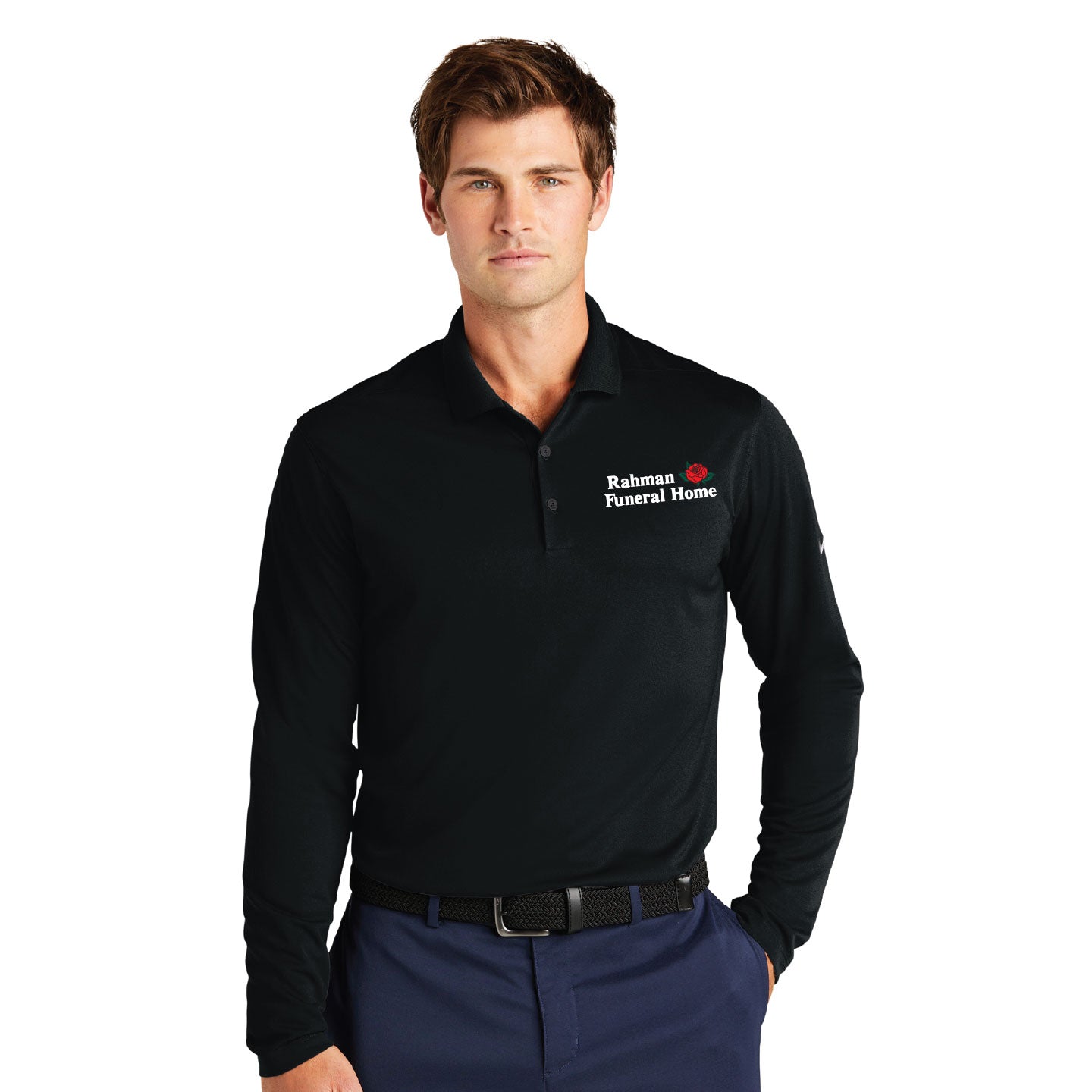 RFH- Men's Nike Dri-Fit Micro Pique 2.0 Long Sleeve Polo