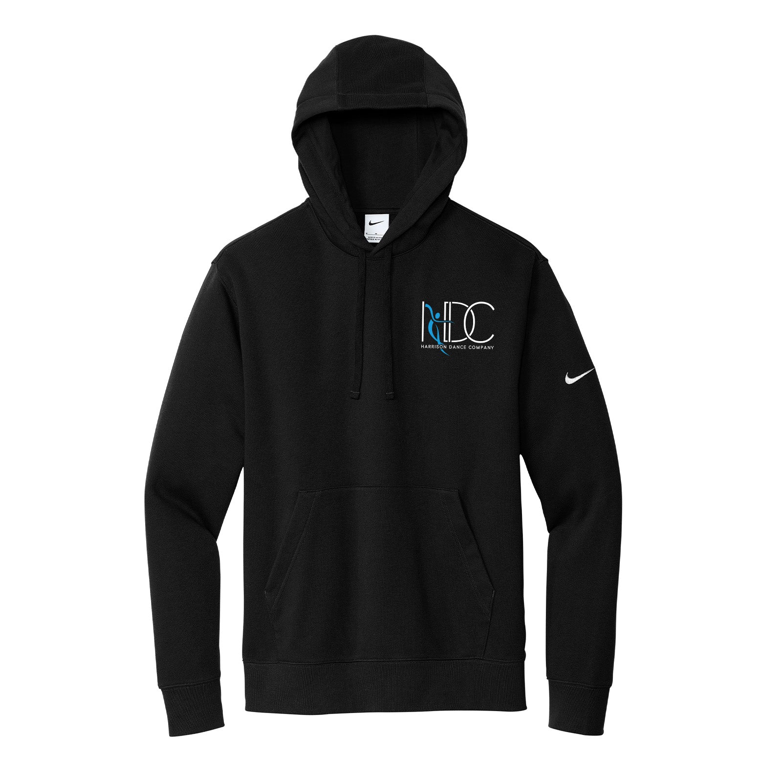 Harrison Dance Company - Nike Club Fleece Sleeve Swoosh Pullover Hoodie S3