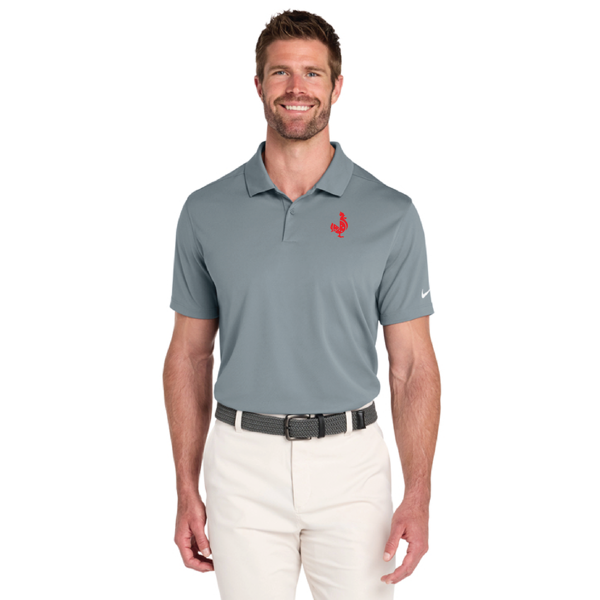 Saroki's Chicken - Embroidered Nike Victory Solid Polo with Sleeve
