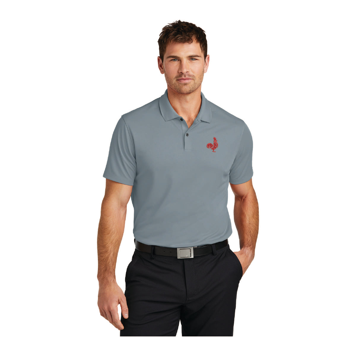 Saroki's Chicken - Embroidered Nike Victory Solid Polo