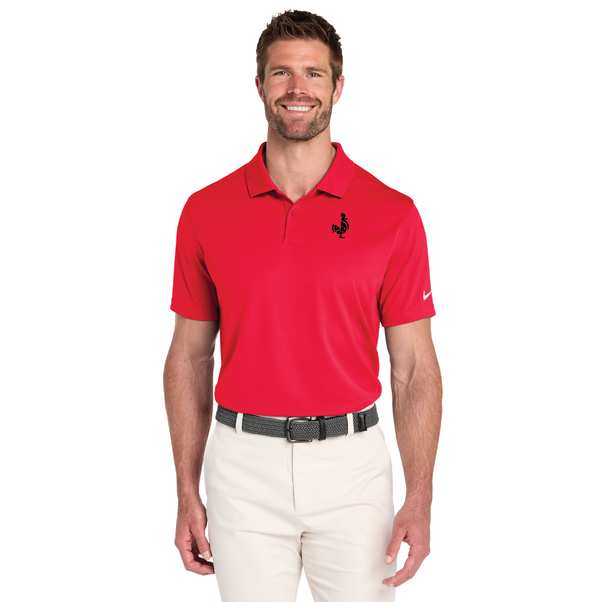 Saroki's Chicken - Embroidered Nike Victory Solid Polo with Sleeve