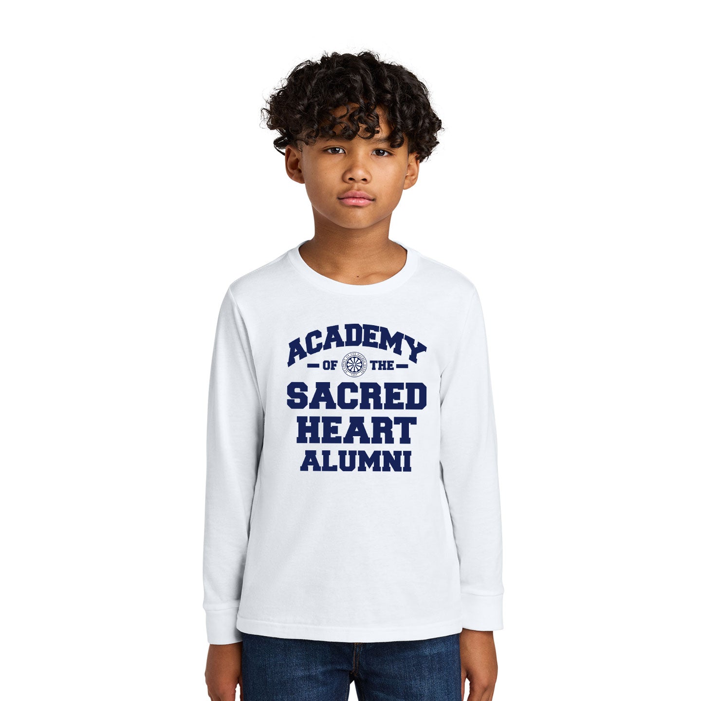 ASH - Printed Athletic ASH Family Youth Next Level Cotton Long Sleeve