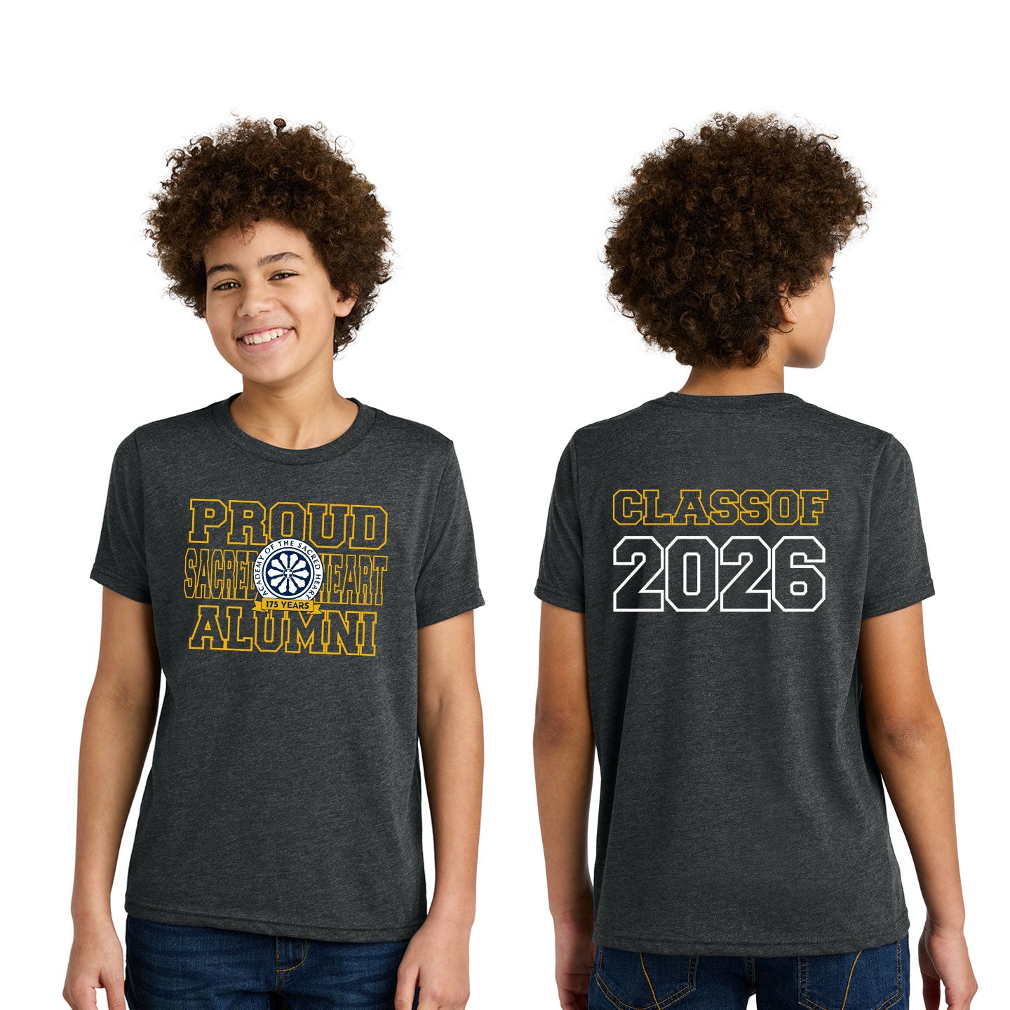 ASH - Printed Proud ASH Family Youth Next Level Blend Tee