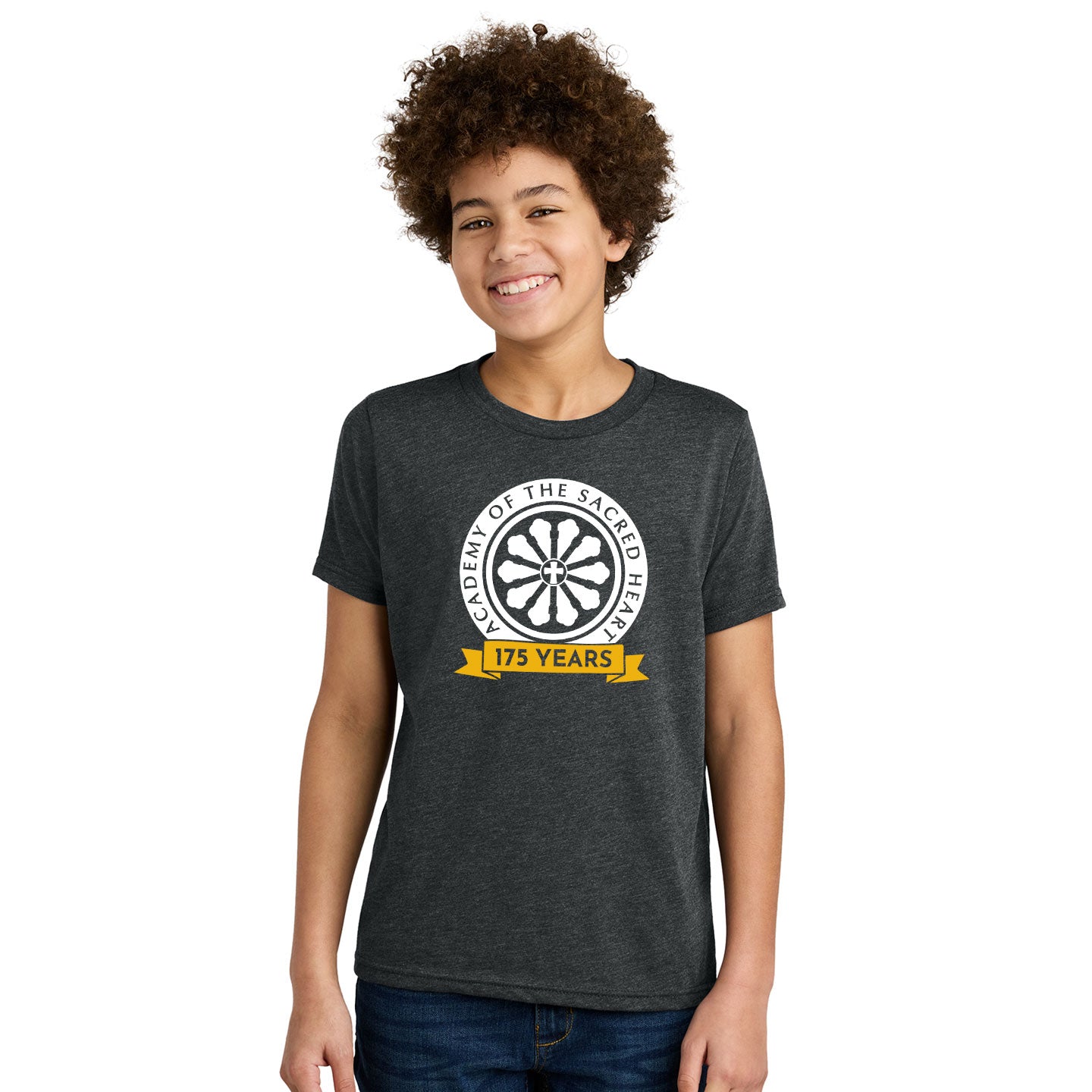 ASH - Printed 175 Years Youth Next Level Blend Tee