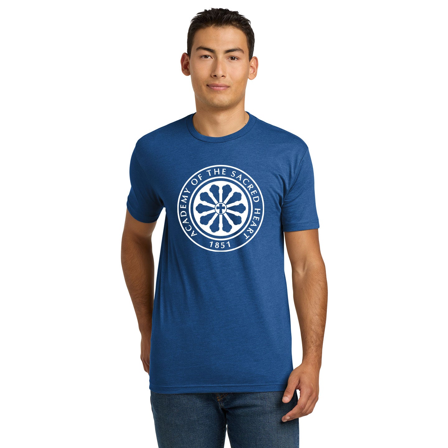 ASH - Printed Rose Window Unisex Next Level Blend Tee