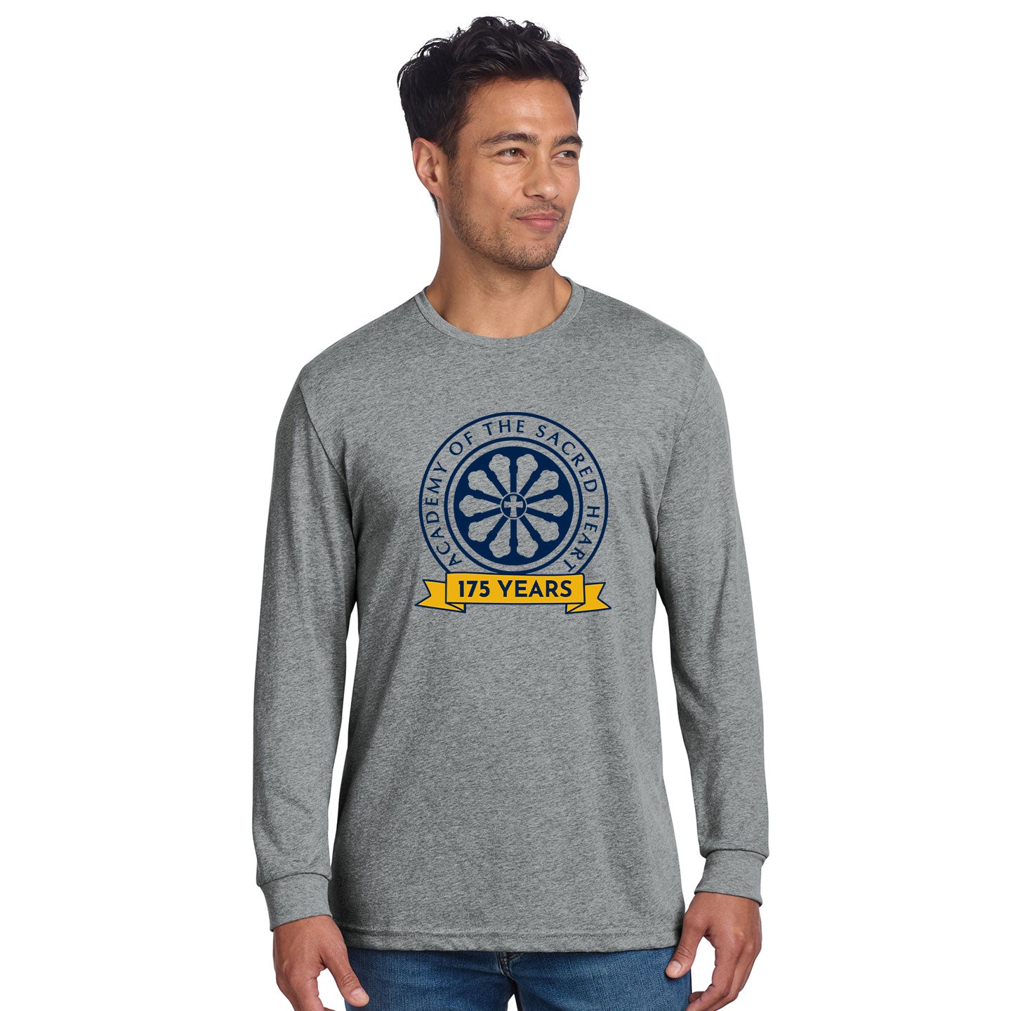 ASH - Printed 175 Years Unisex Next Level Blend Long Sleeve