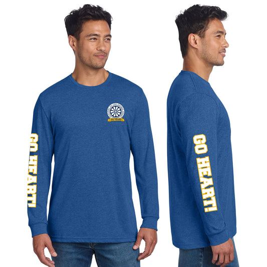 ASH - Go Heart! Printed Unisex Next Level Blend Long Sleeve