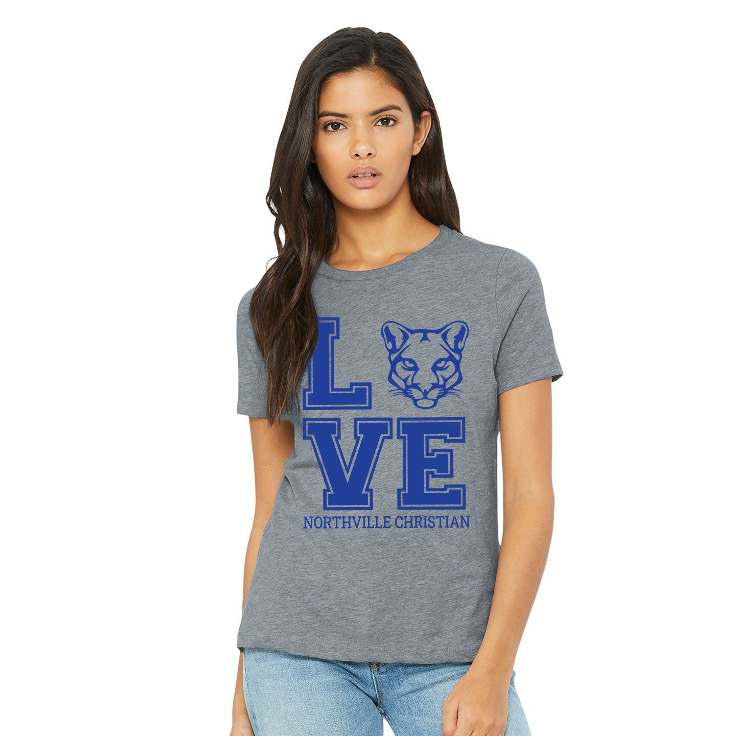 NVCS - Cougar Love Relaxed Womens Tee