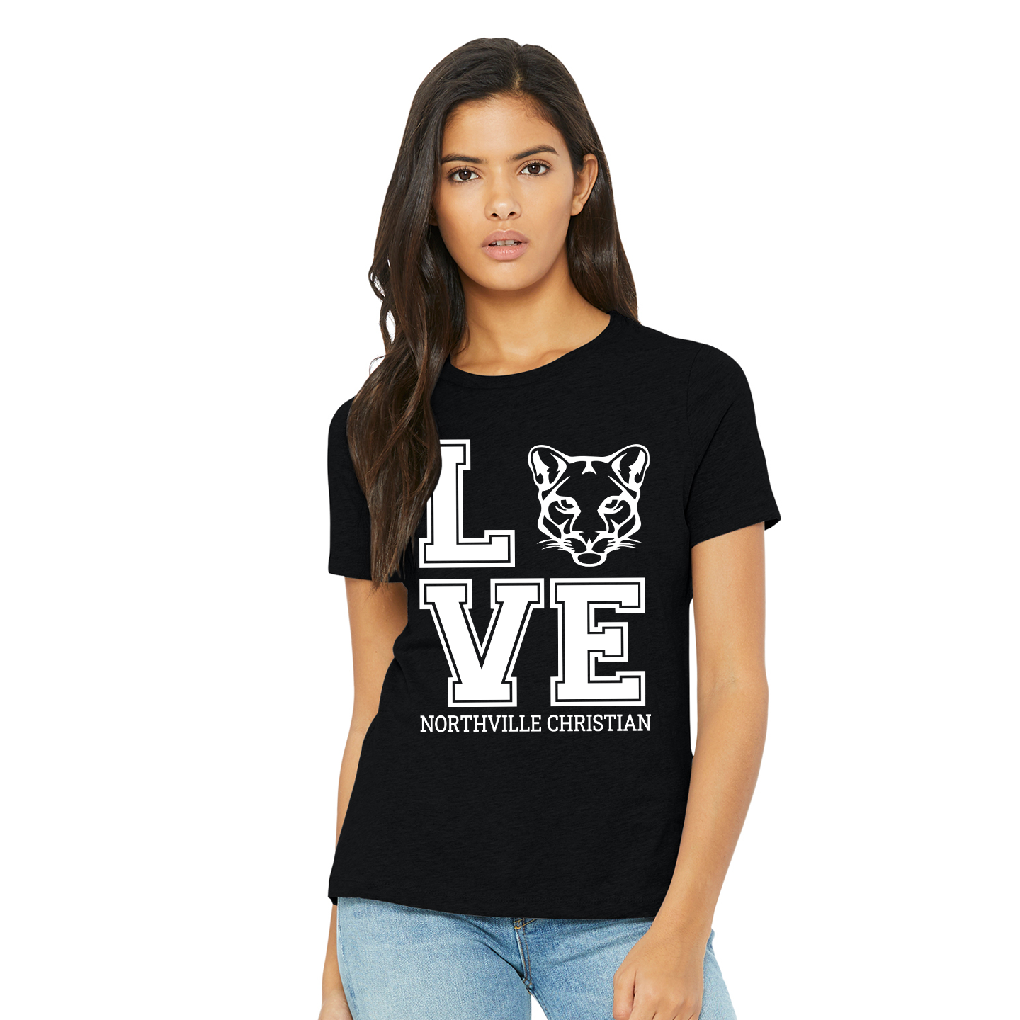 NVCS - Cougar Love Relaxed Womens Tee