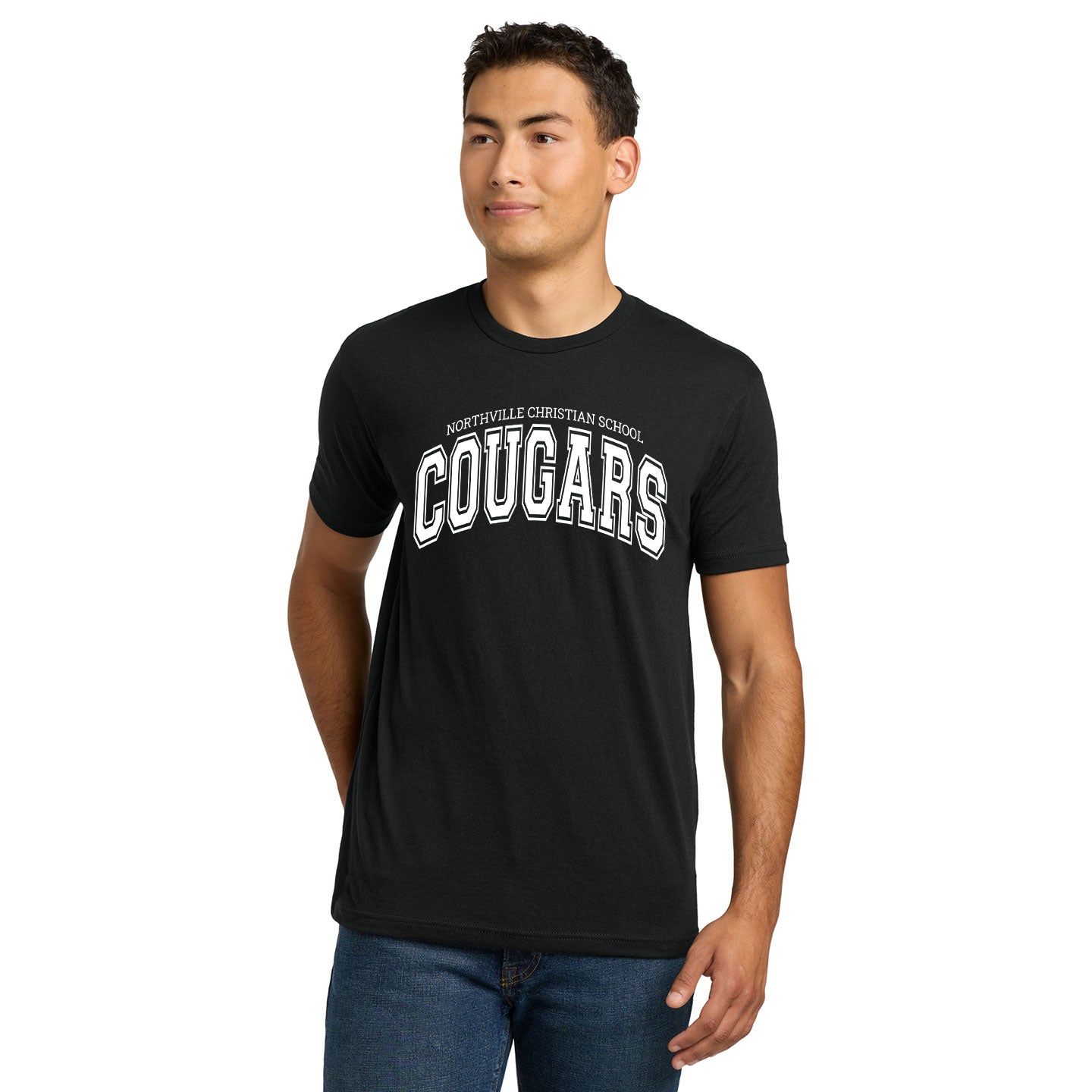 NVCS - Cougars Wordmark Unisex Blend T-Shirt