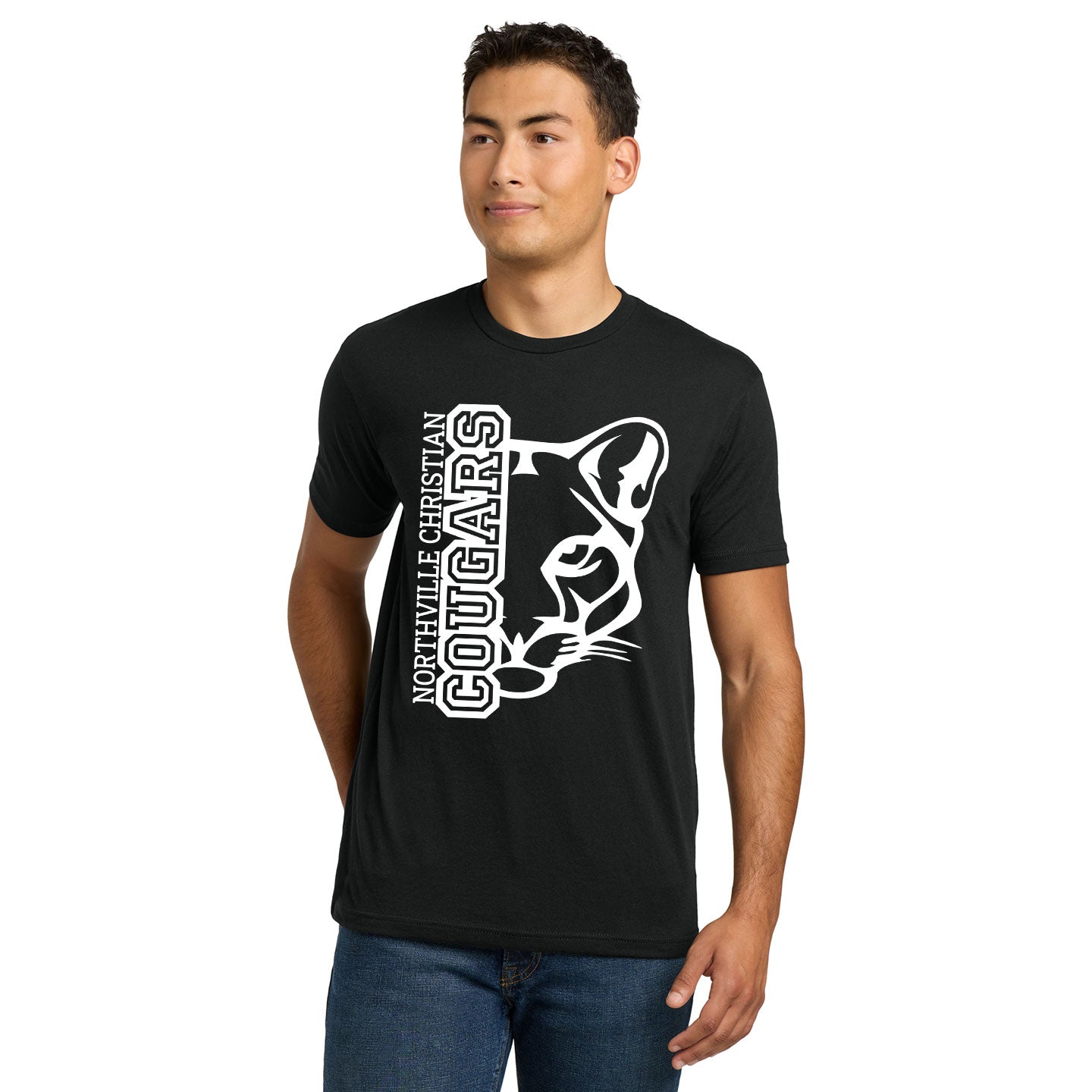 NVCS - Cougar Face Unisex Blend T-Shirt