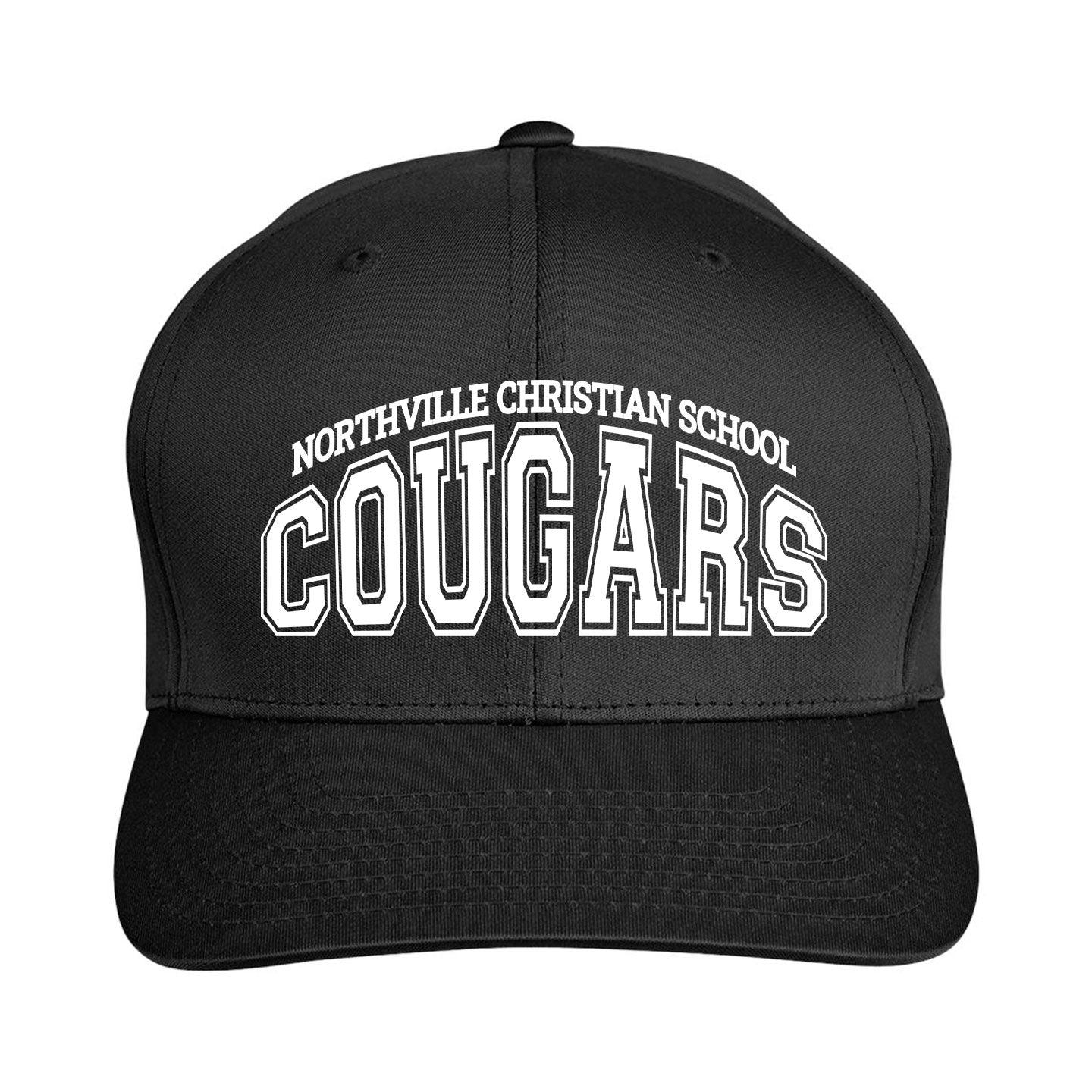 Cougar Arched Wordmark -  Youth Performance Cap Embroidery