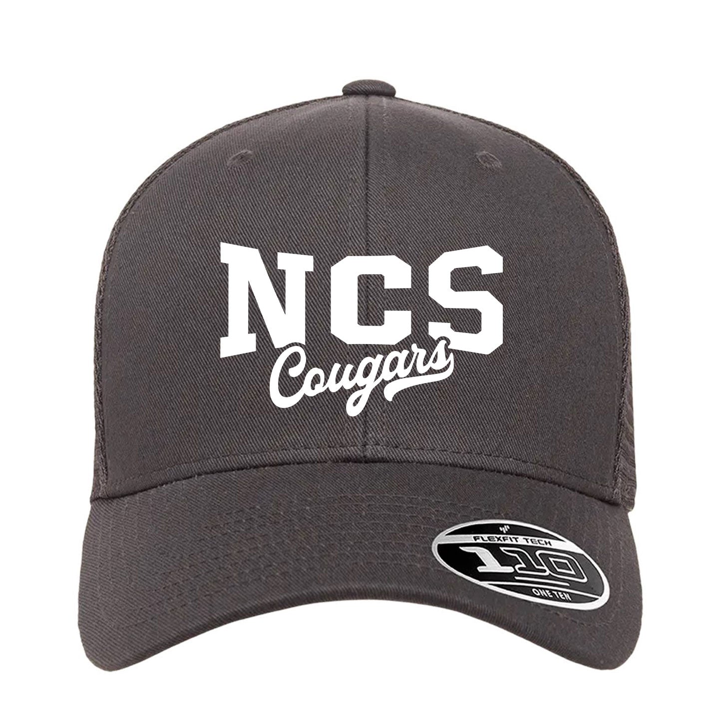 NCS Cougars -  Flexfit 110M Trucker Mesh-Back Snapback Cap Embroidery