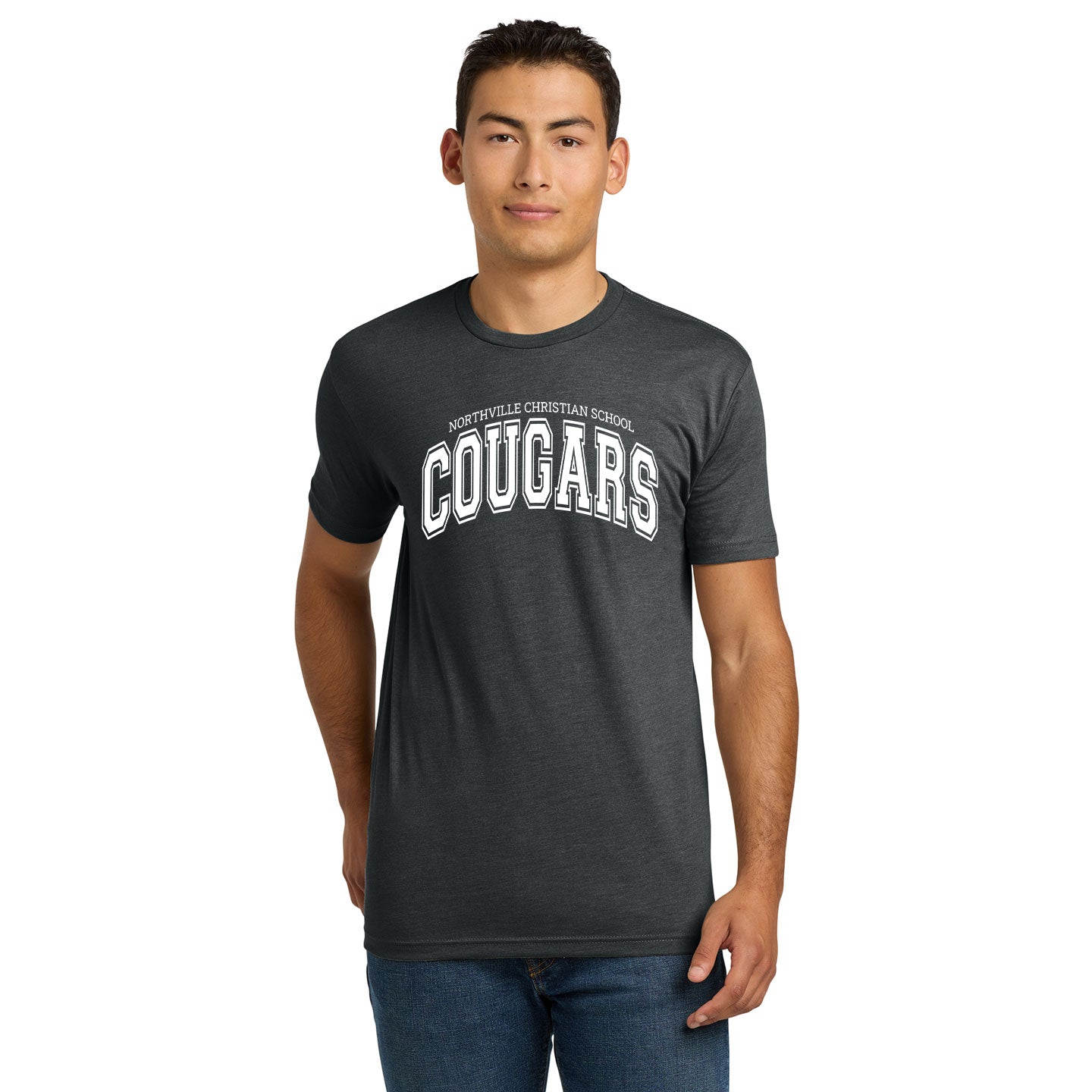 NVCS - Cougars Wordmark Unisex Blend T-Shirt