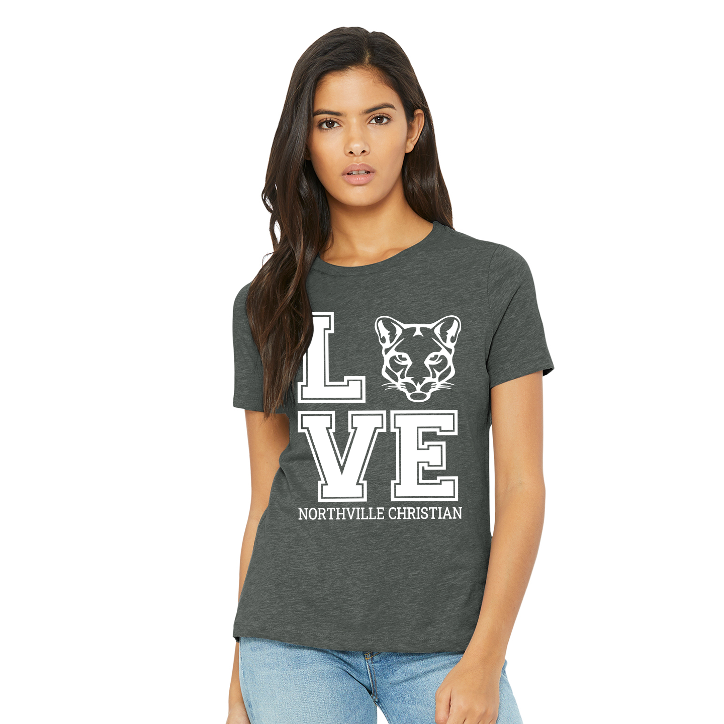 NVCS - Cougar Love Relaxed Womens Tee