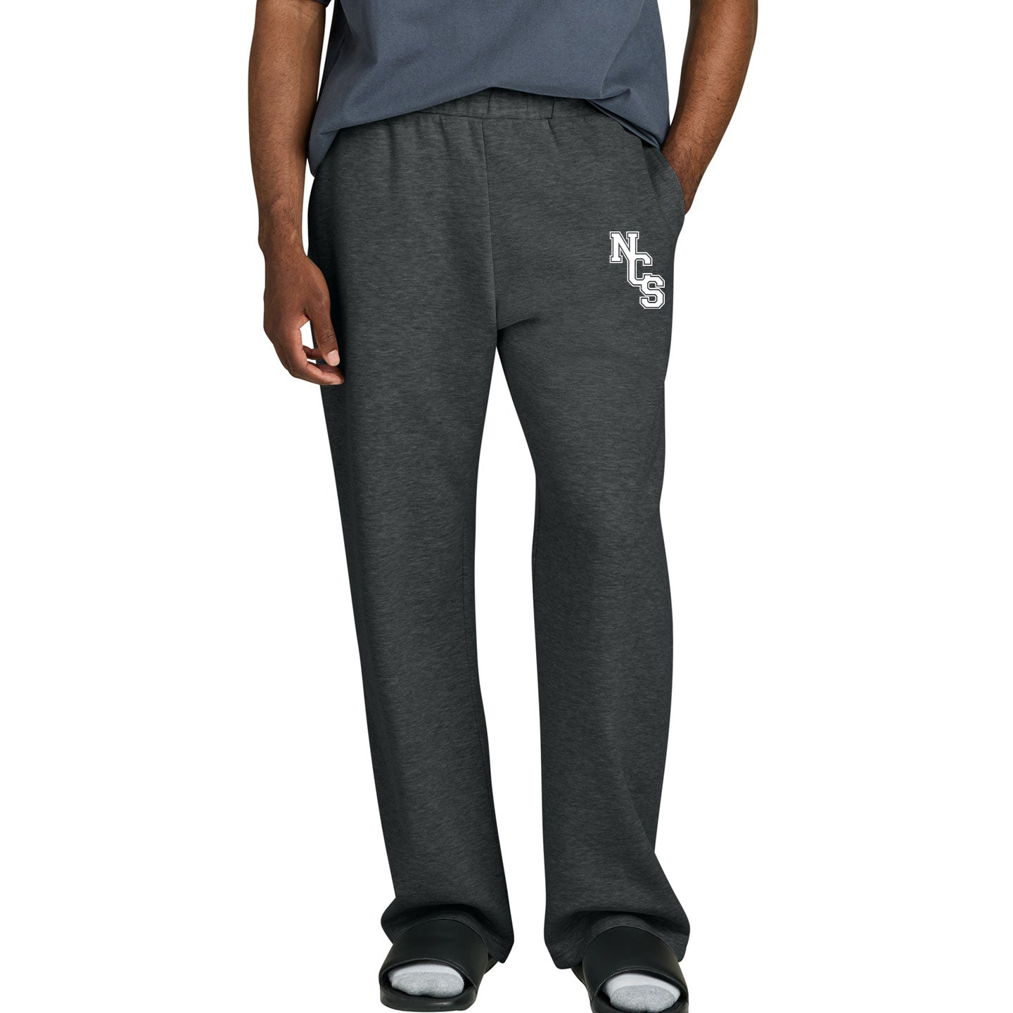 NVCS - NCS Printed  Unisex Fleece Open Bottom Sweatpant