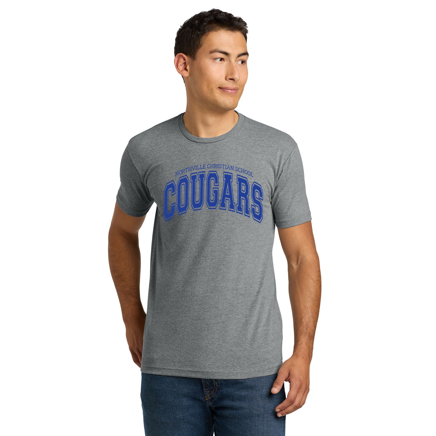 NVCS - Cougars Wordmark Unisex Blend T-Shirt
