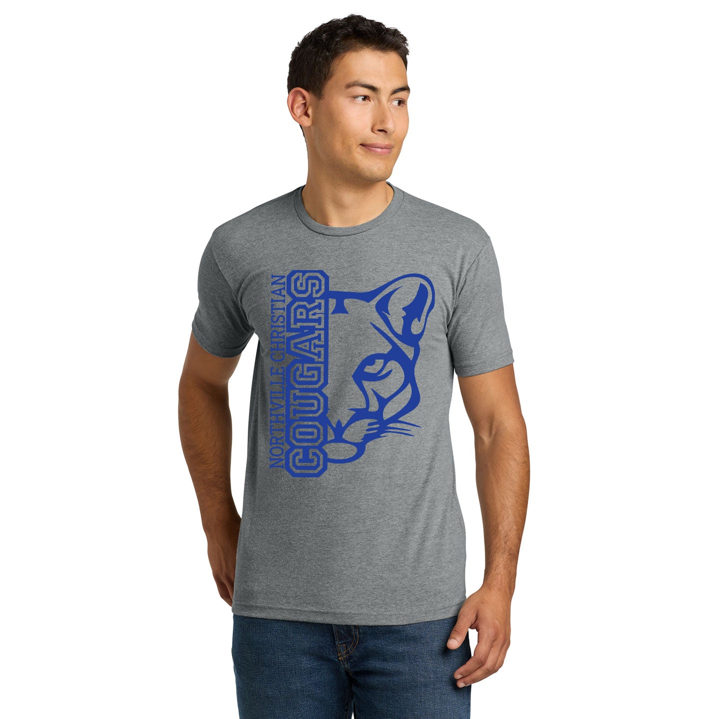 NVCS - Cougar Face Unisex Blend T-Shirt