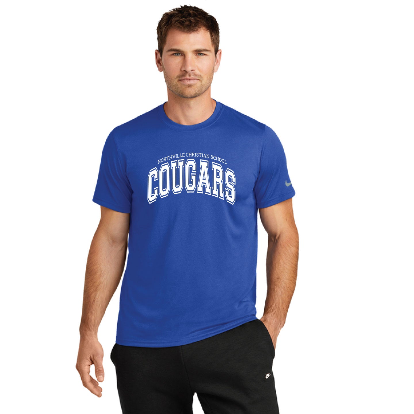 Cougar Wordmark Adult Nike rLegend Tee