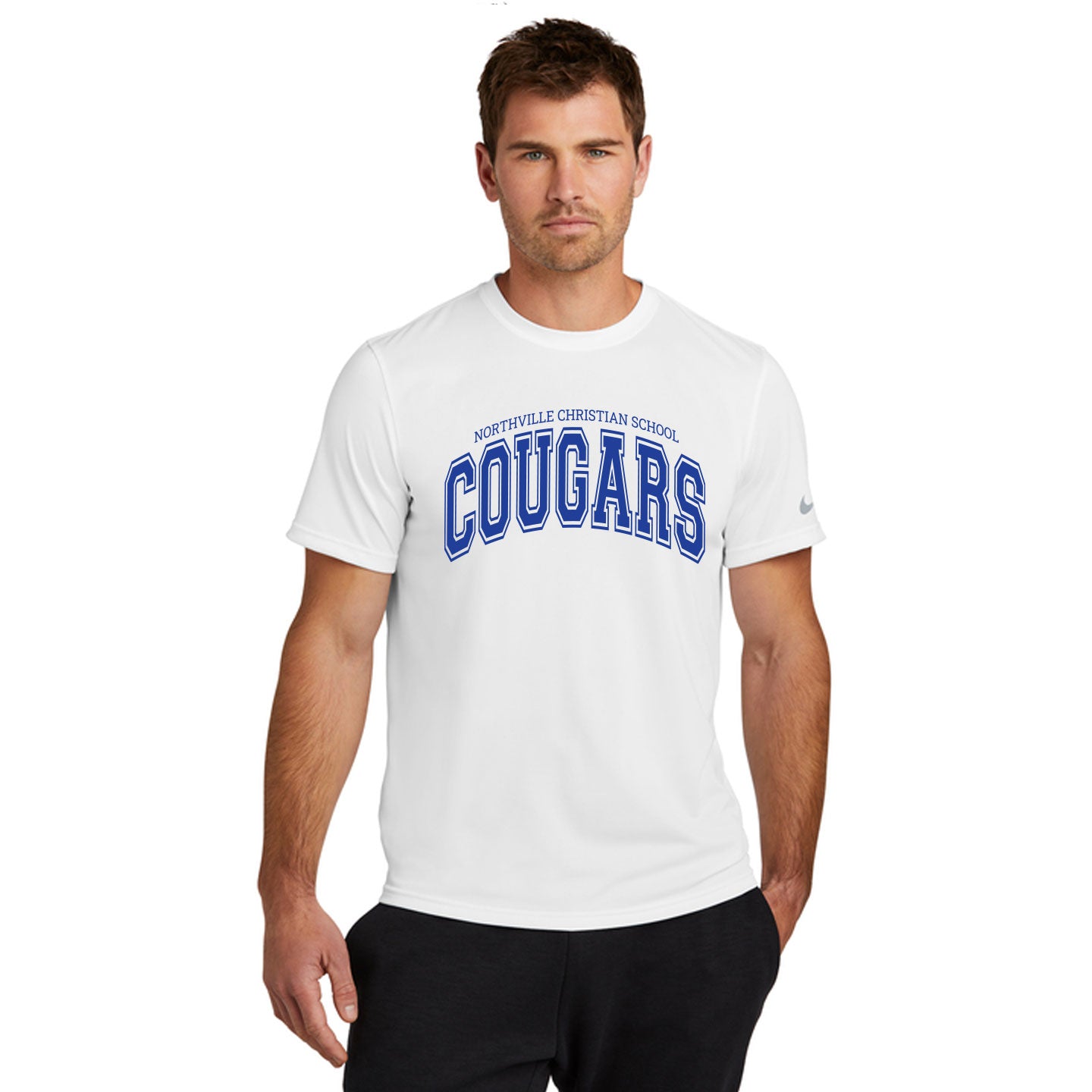 Cougar Wordmark Adult Nike rLegend Tee