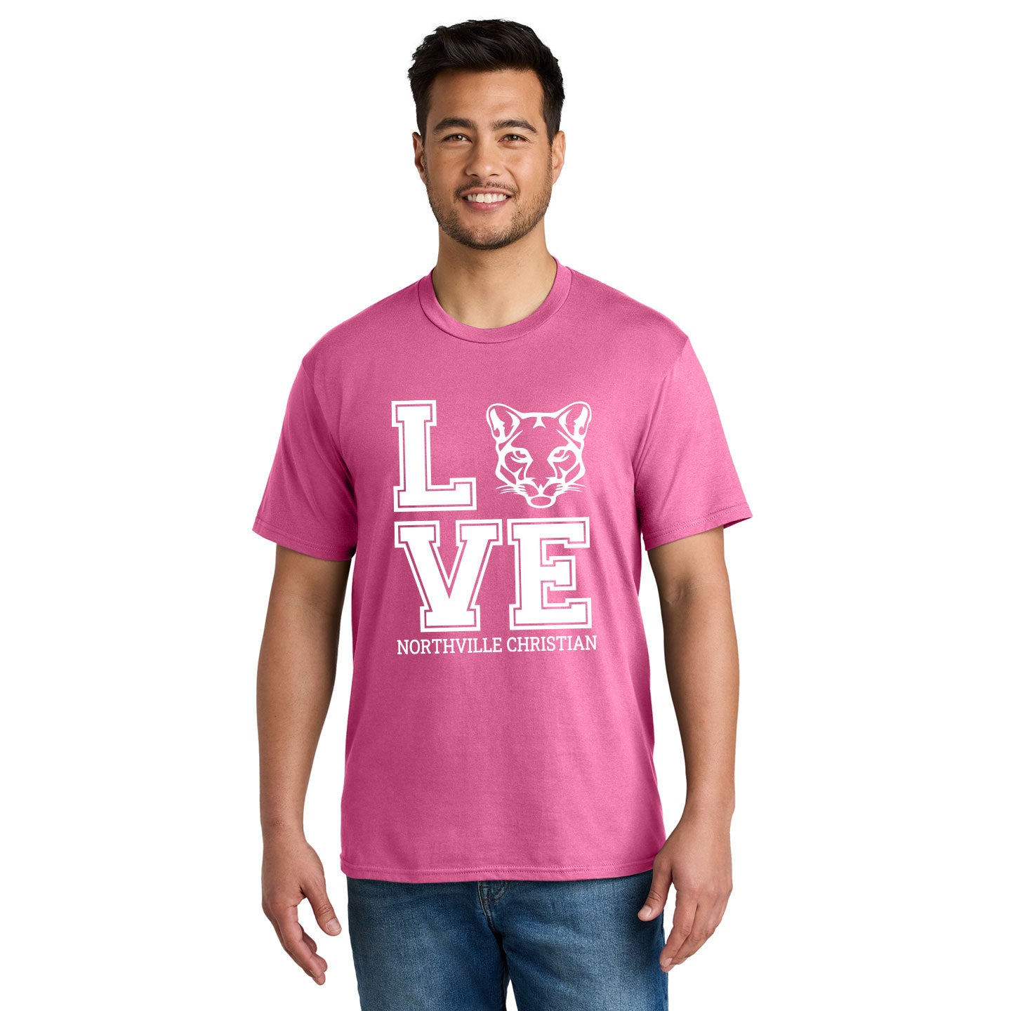 Cougar Love PINK Adult CVS Tee