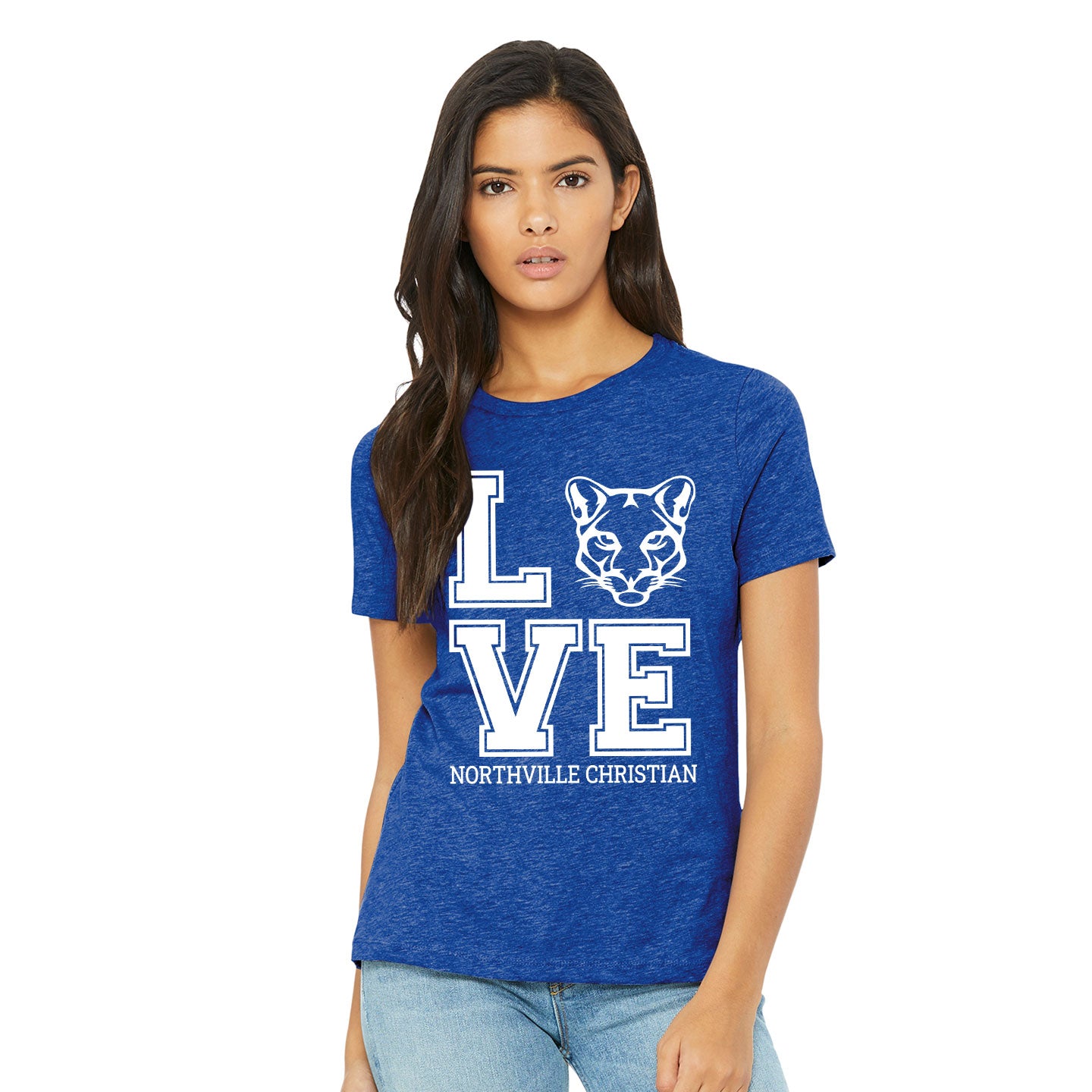 NVCS - Cougar Love Relaxed Womens Tee