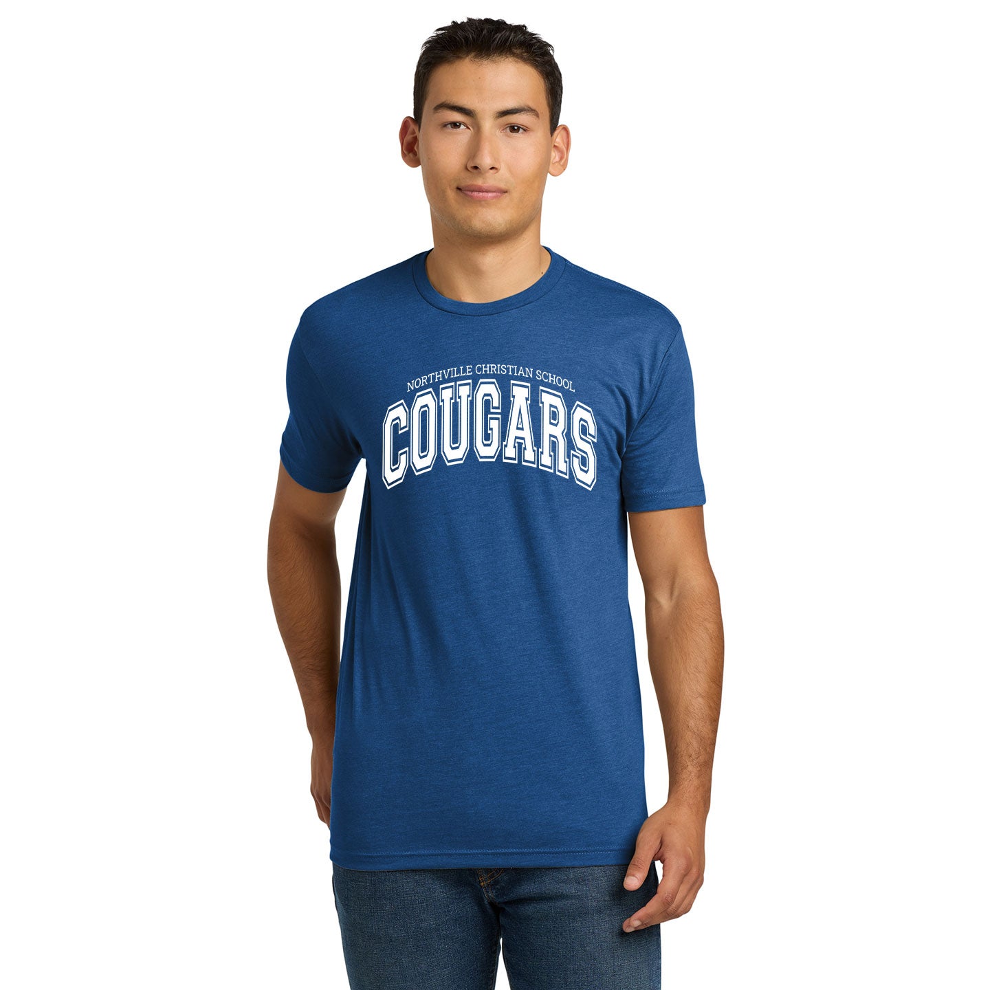 NVCS - Cougars Wordmark Unisex Blend T-Shirt