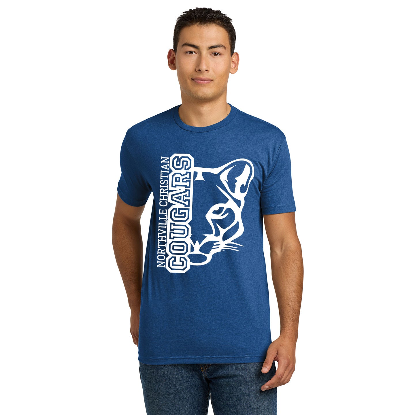 NVCS - Cougar Face Unisex Blend T-Shirt