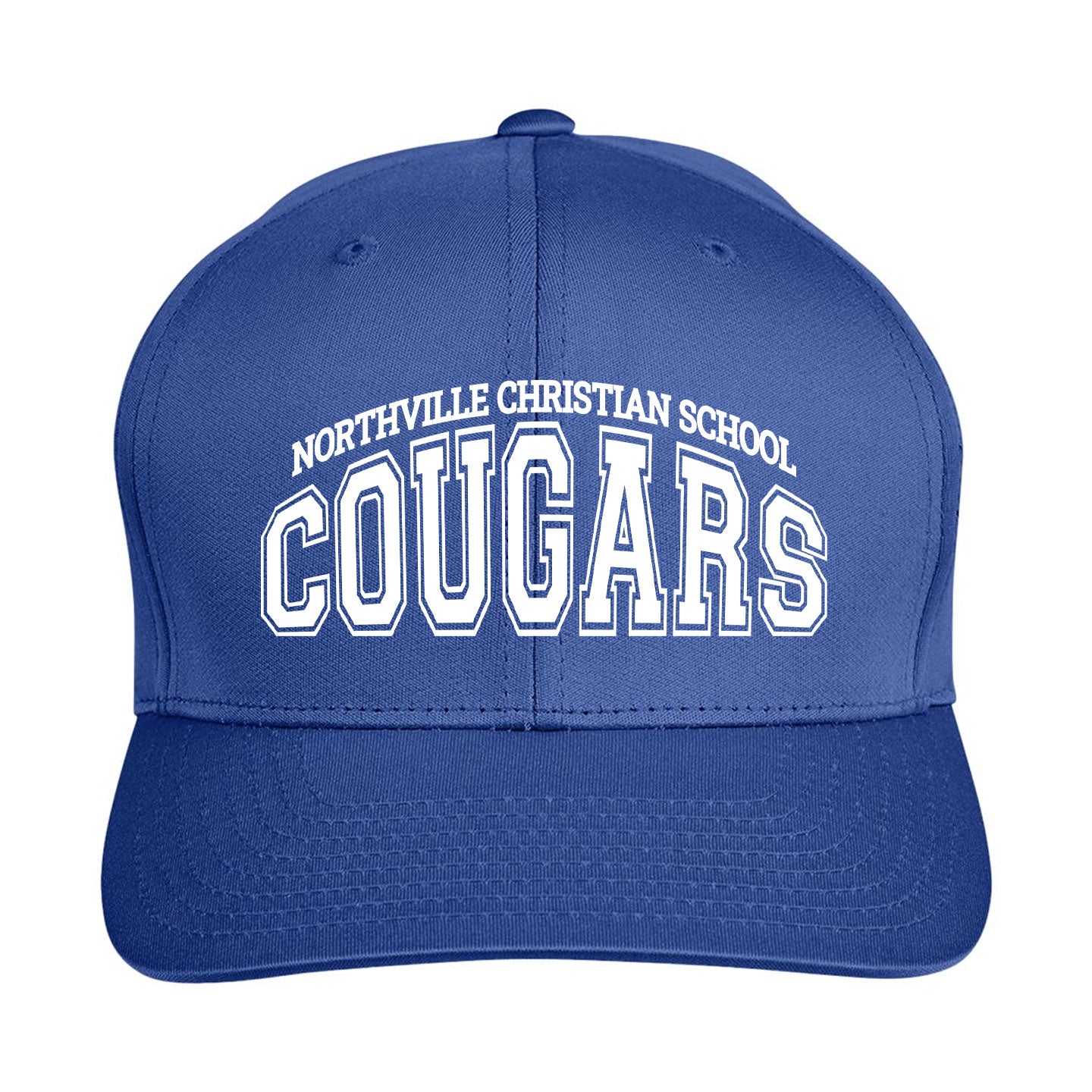 Cougar Arched Wordmark -  Youth Performance Cap Embroidery