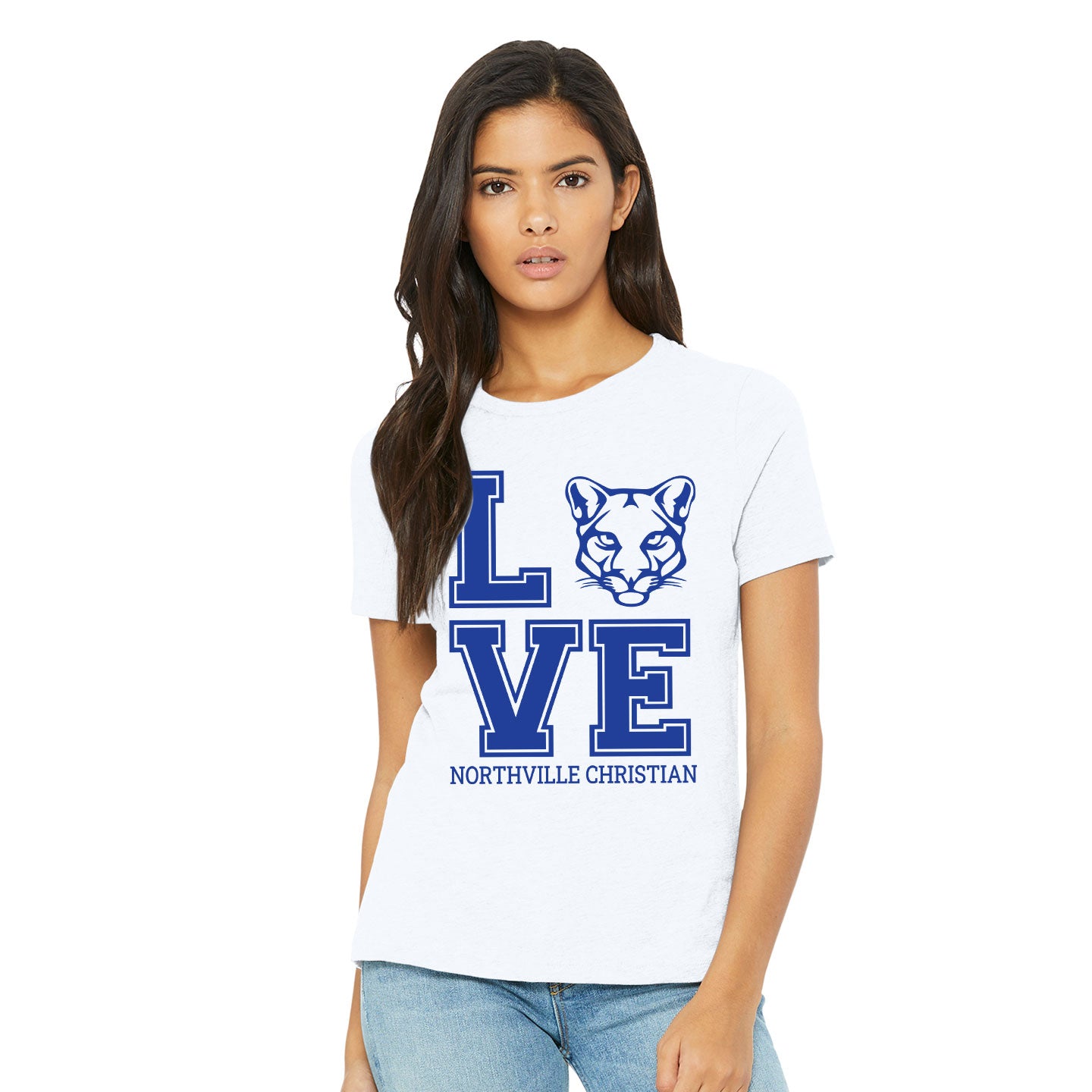 NVCS - Cougar Love Relaxed Womens Tee